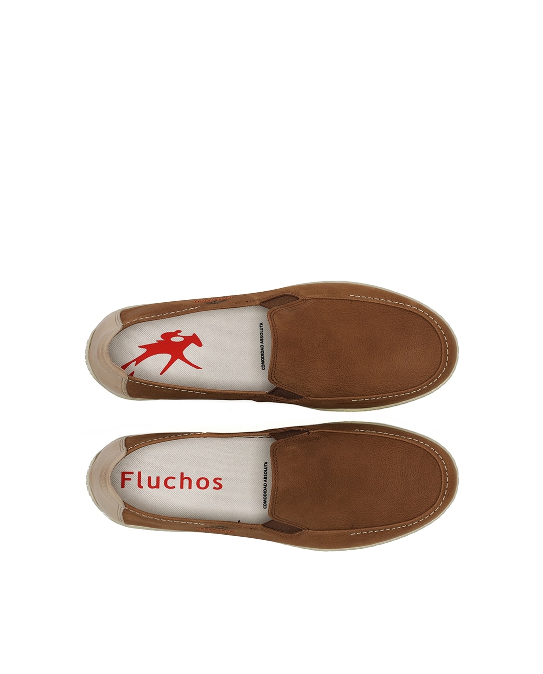 Mocassins Fabricados em Nobuck Castanho-5