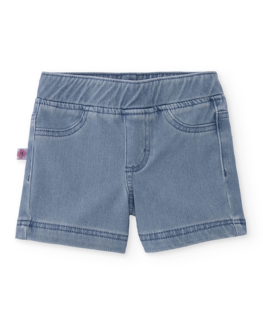 Imagem 0 de Short em Denim com Cintura Elástica