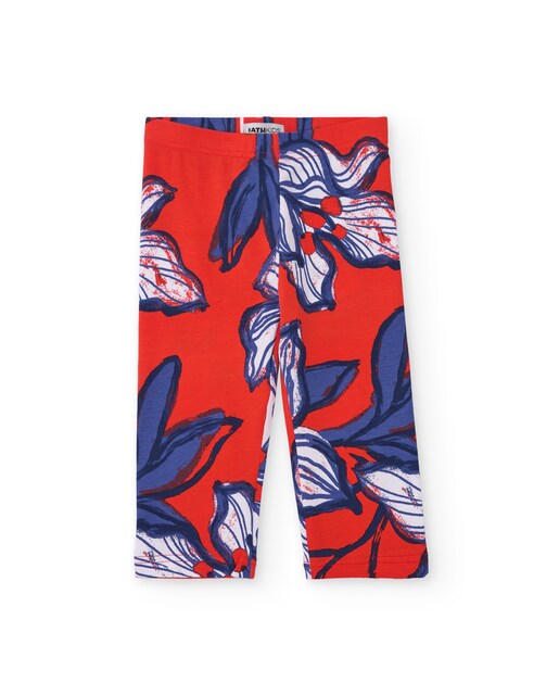 Imagem 0 de Leggings Infantil com Estampado Floral