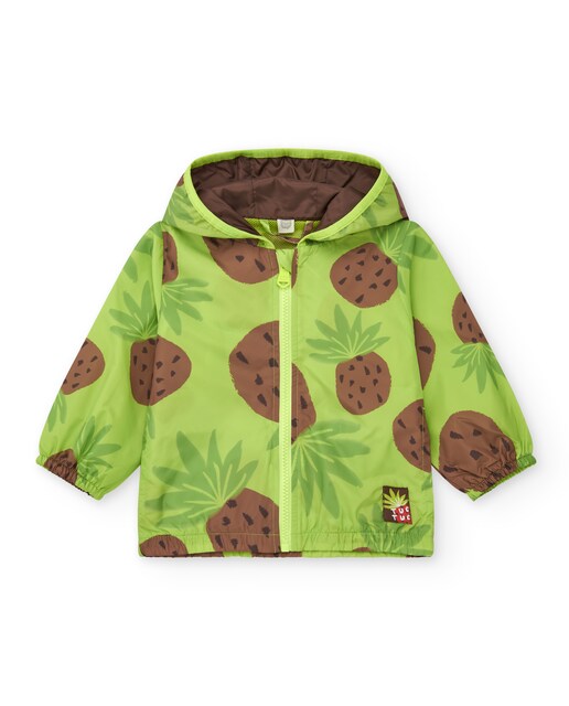 Imagem 0 de Impermeável Infantil Estampado com Capuz e Fecho Zip