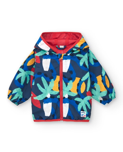 Imagem 0 de Impermeável Infantil Estampado com Capuz e Fecho Zip