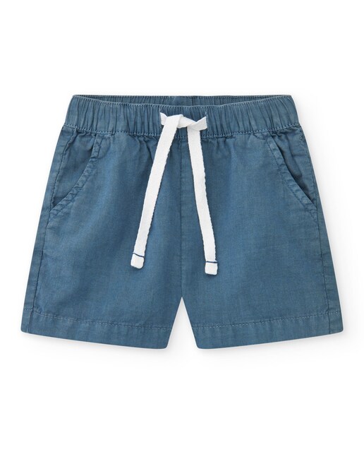 Imagem 0 de Bermudas para Bebé com Cintura Ajustável e Bolsos