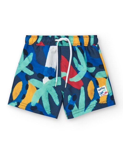 Imagem 0 de Fato de Banho para Bebé Estampado com Cordão de Ajuste
