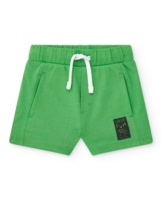 Imagem 0 de Bermudas Verdes para Bebé com Cordão de Ajuste