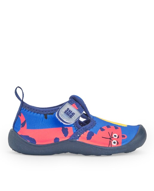 Imagem 0 de Sapatos de Água Multicolor com Estampado de Tigre