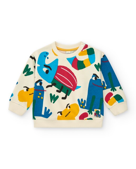 Imagem 0 de Sweatshirt para Bebé Estampada com Gola Redonda