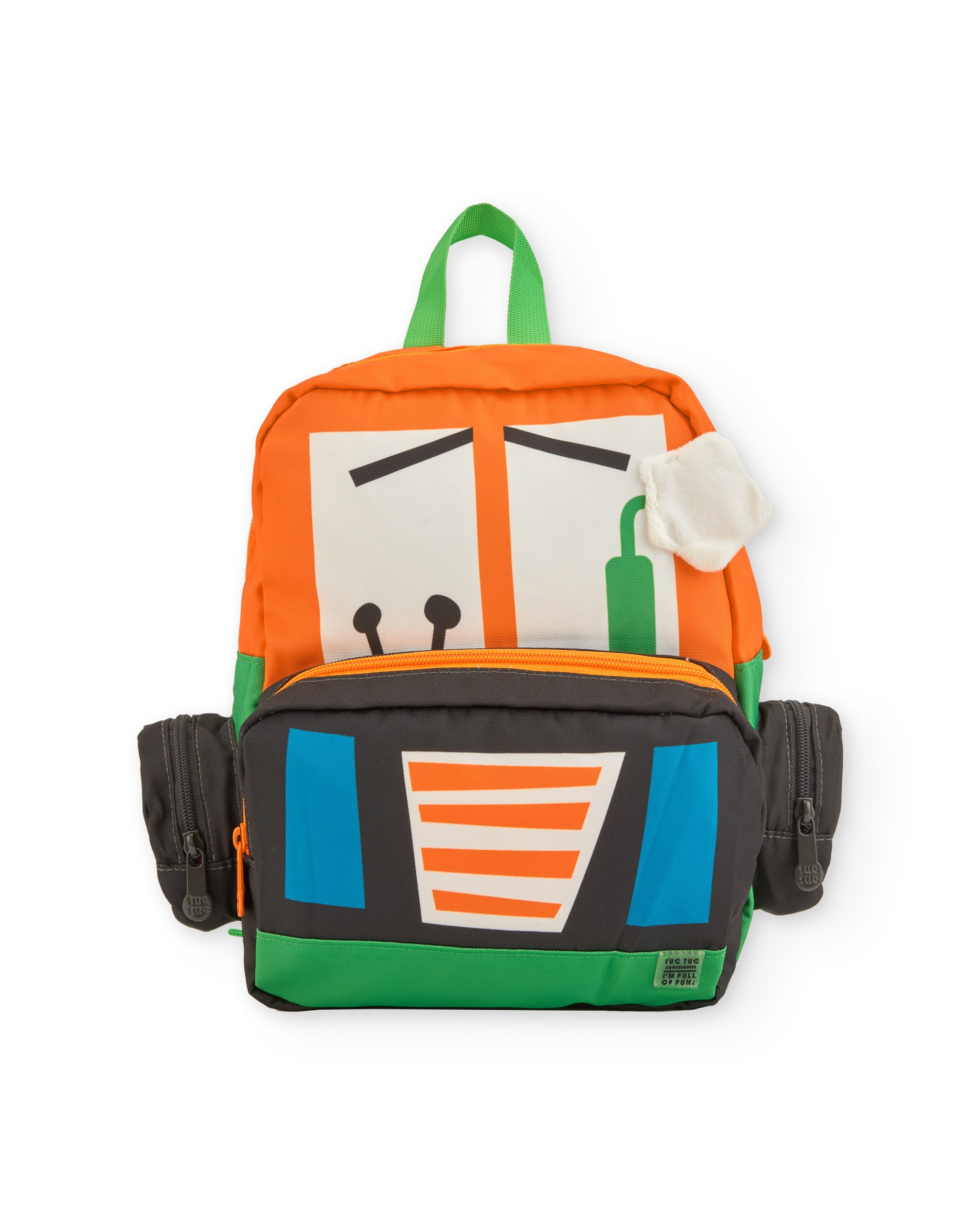 Imagem 0 de Mochila Multicolor com Estampado de Caminhão