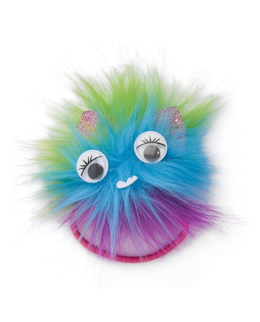 Imagem 0 de Elástico de Cabelo em Fúcsia com Pompom de Fantasia