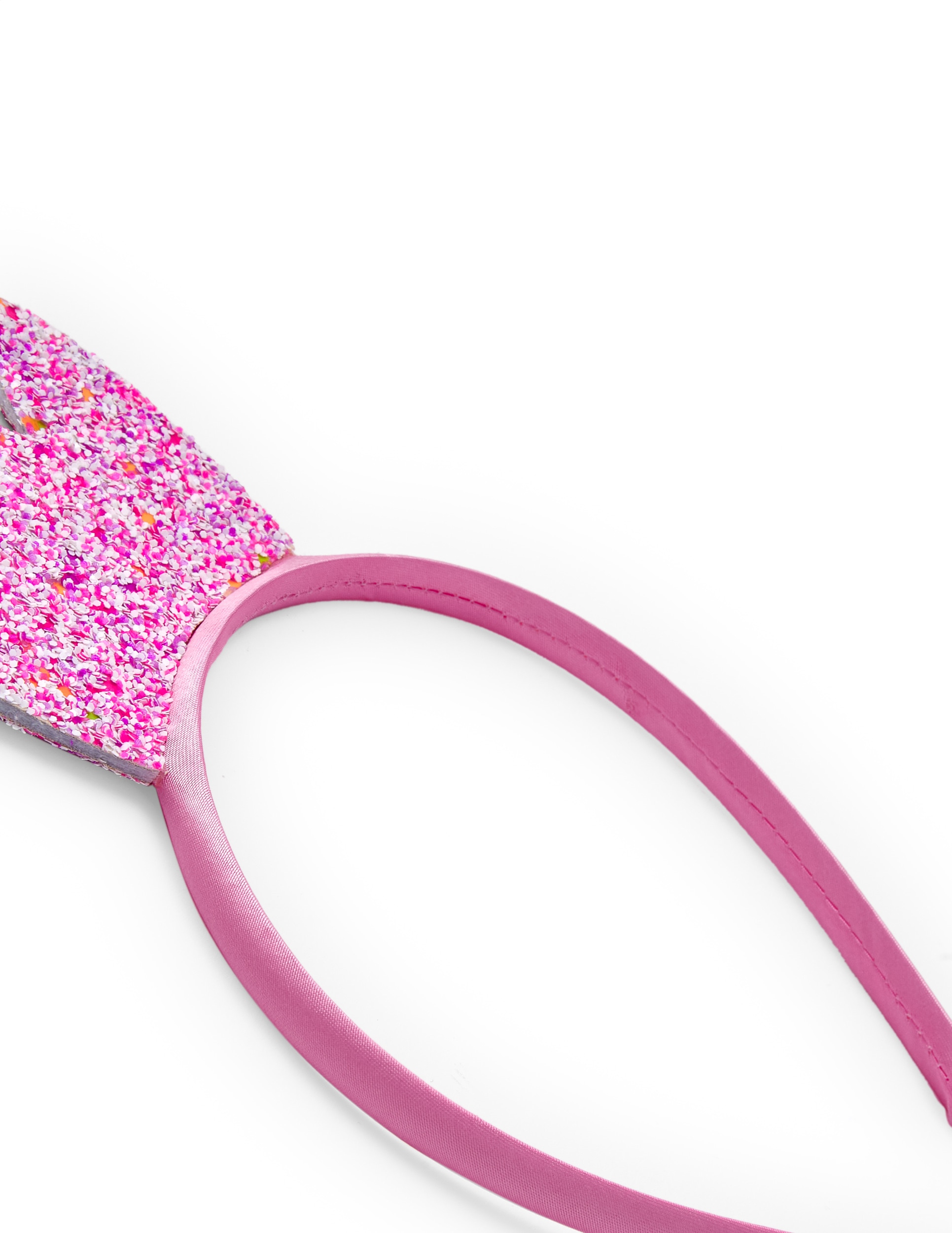 Bandolete em Rosa com Coroa em Glitter Multicolor Rosa-3