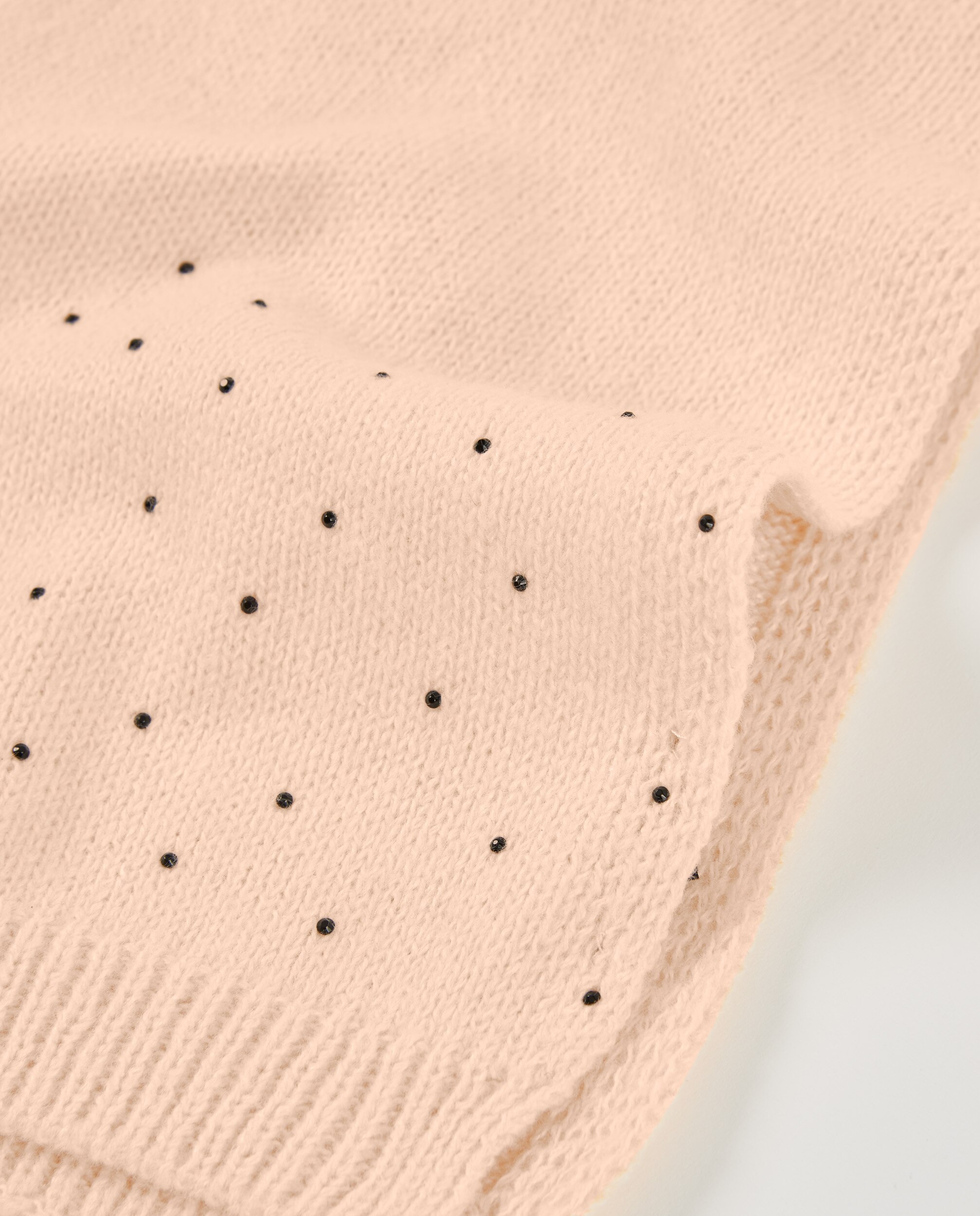 Set Infantil com Boina e Cachecol em Rosa com Bolinhas Rosa-4