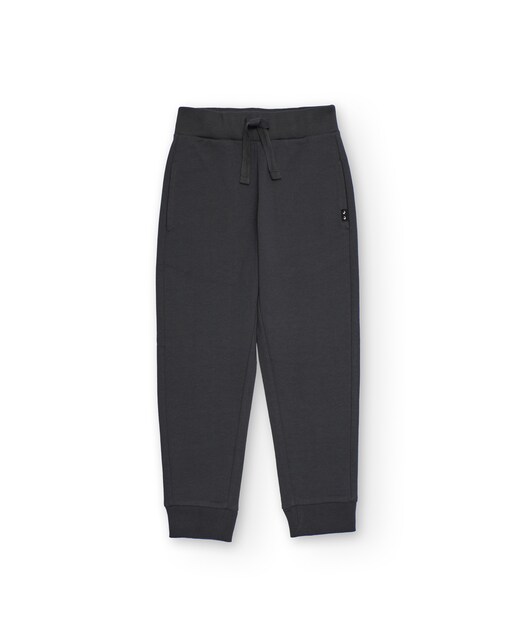 Imagem 0 de Calças Jogger em Cinzento-escuro com Cintura Ajustável