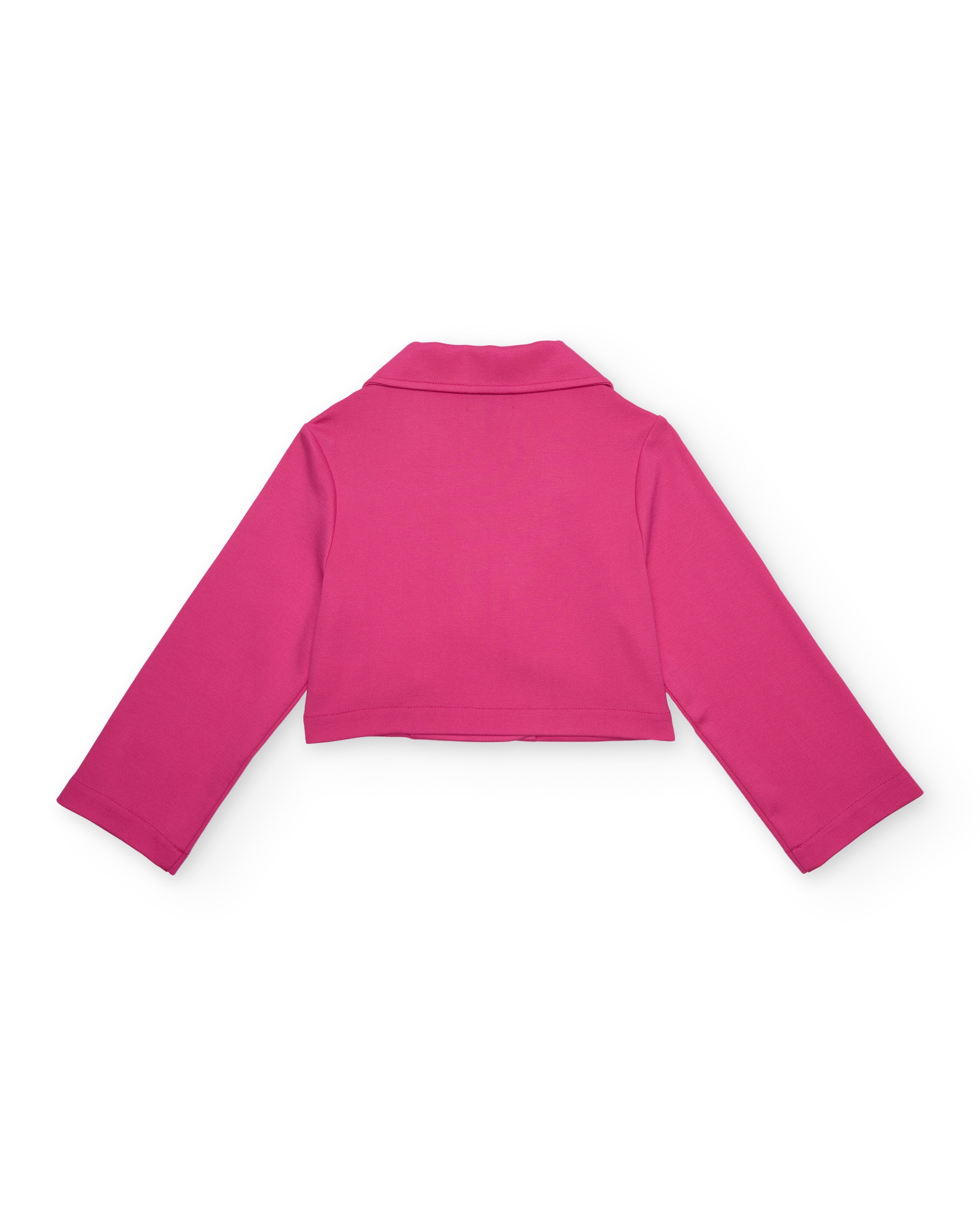 Blazer Infantil de Malha com Design Cruzado Tuc tuc Fúcsia-3