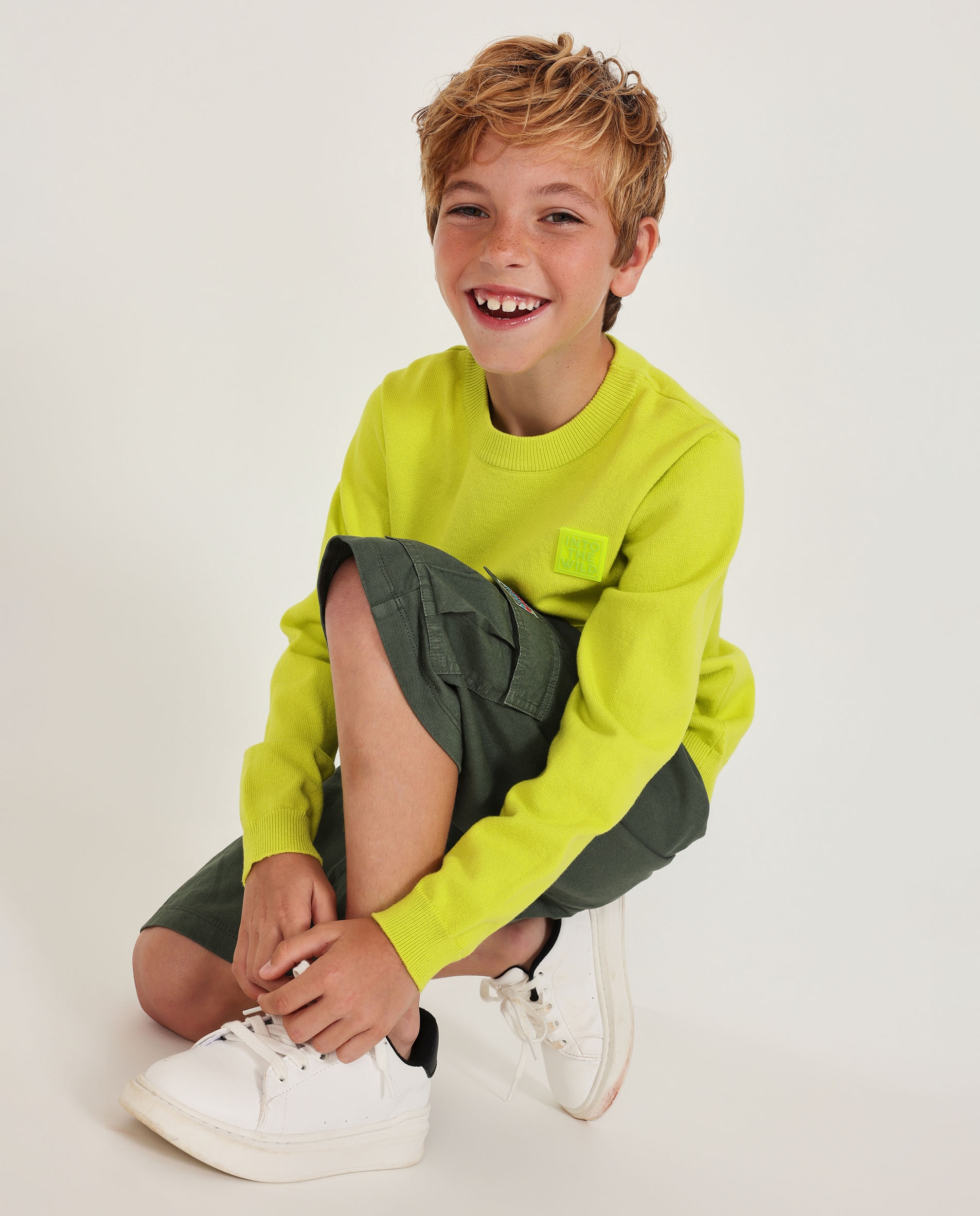 Camisola Infantil de Malha com Bolso Canguru Tuc tuc Lima-2