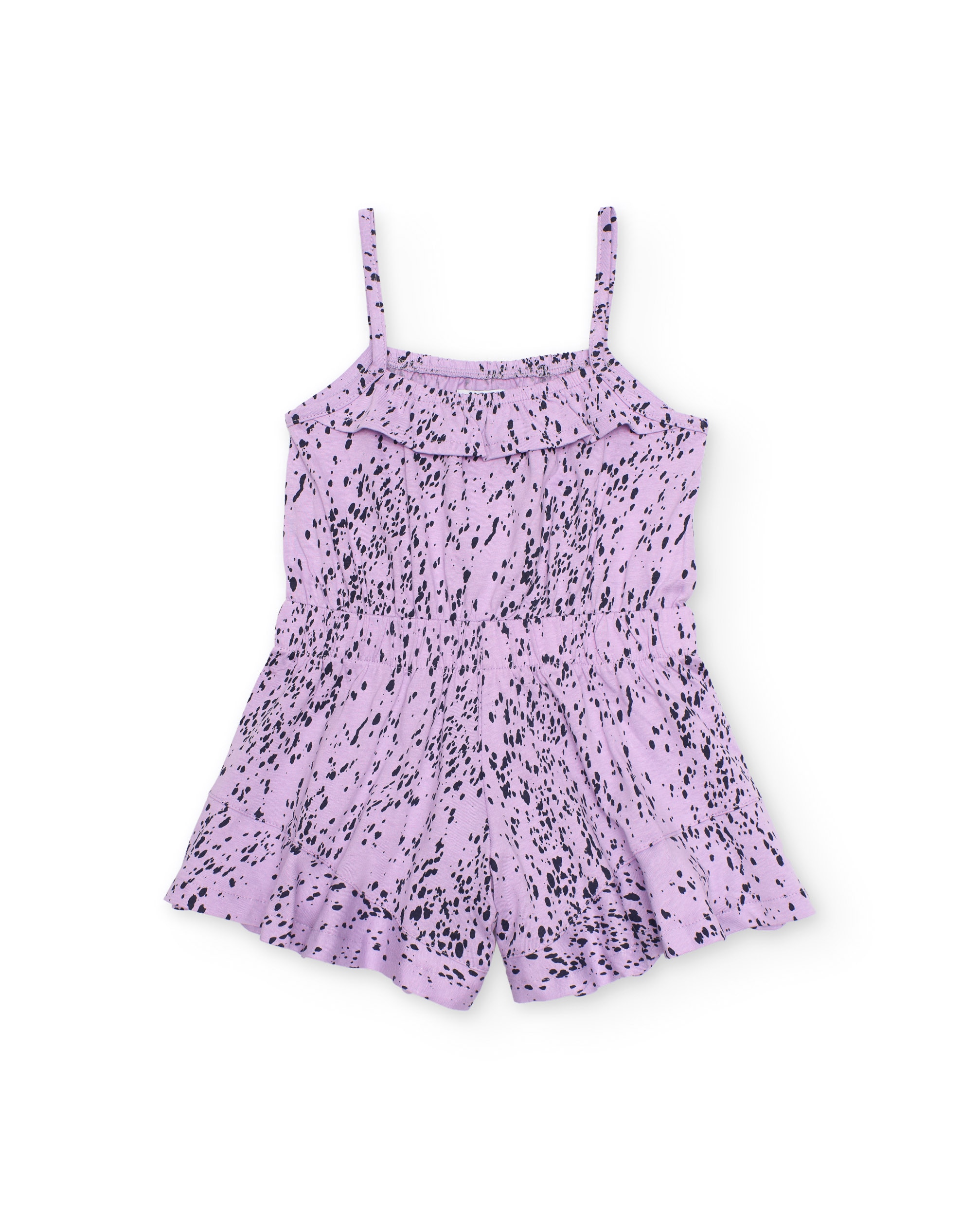 Imagem 0 de Macacão Infantil de Malha com Folho no Decote