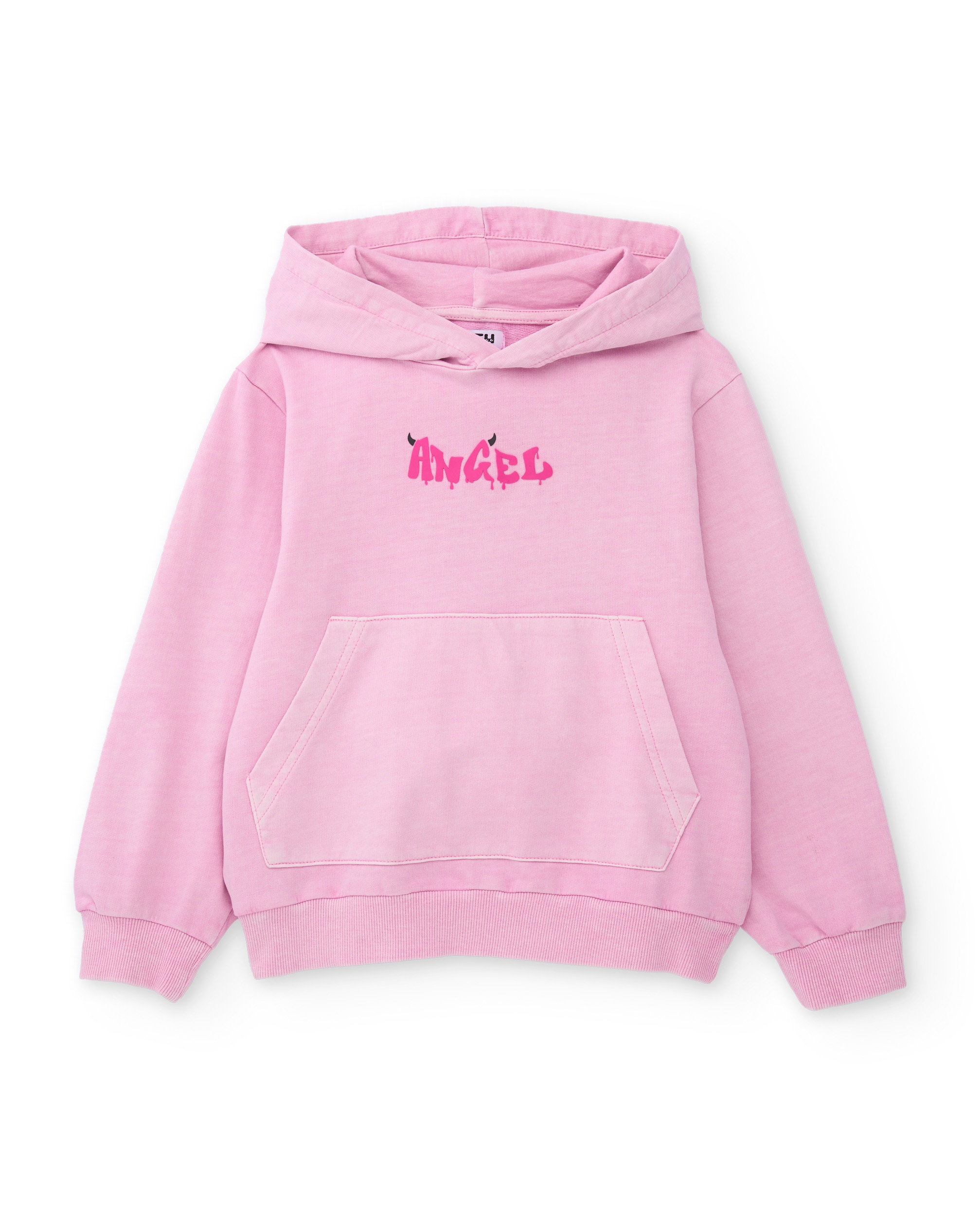 Sweat Infantil de Malha com Bolso Canguru Tuc tuc Rosa-claro-1