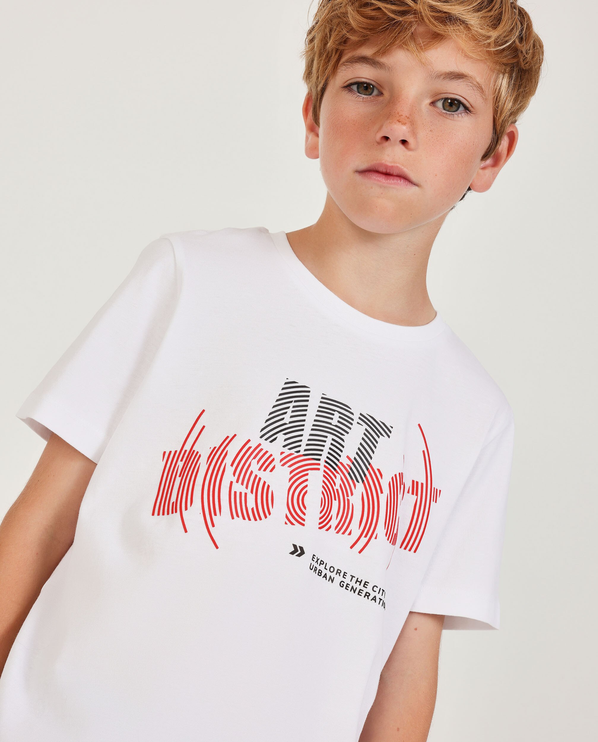 Imagem 0 de T-shirt Infantil de Malha com Estampado Frontal