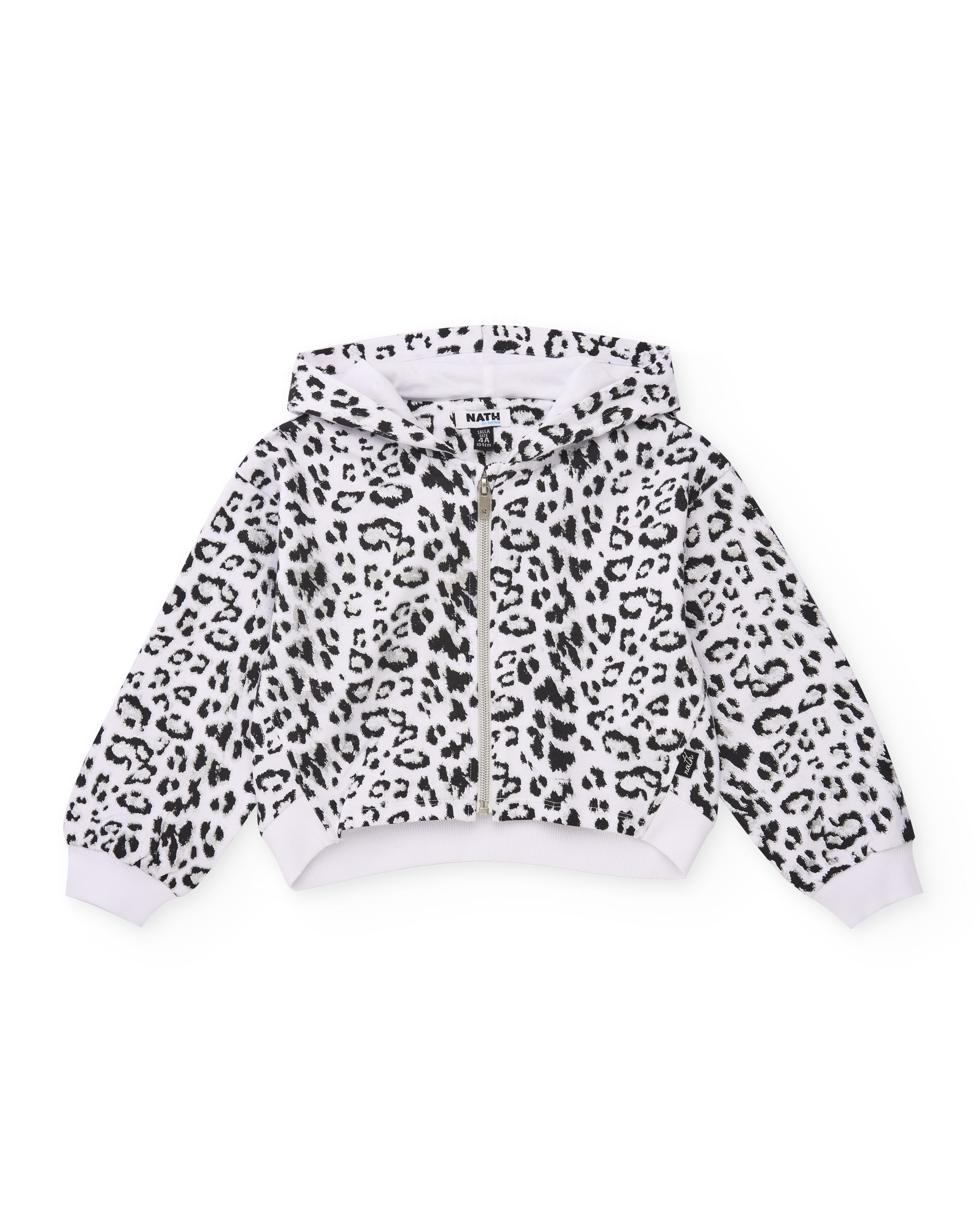 Sweat Infantil de Malha com Design Animal Print Tuc tuc Branco-2