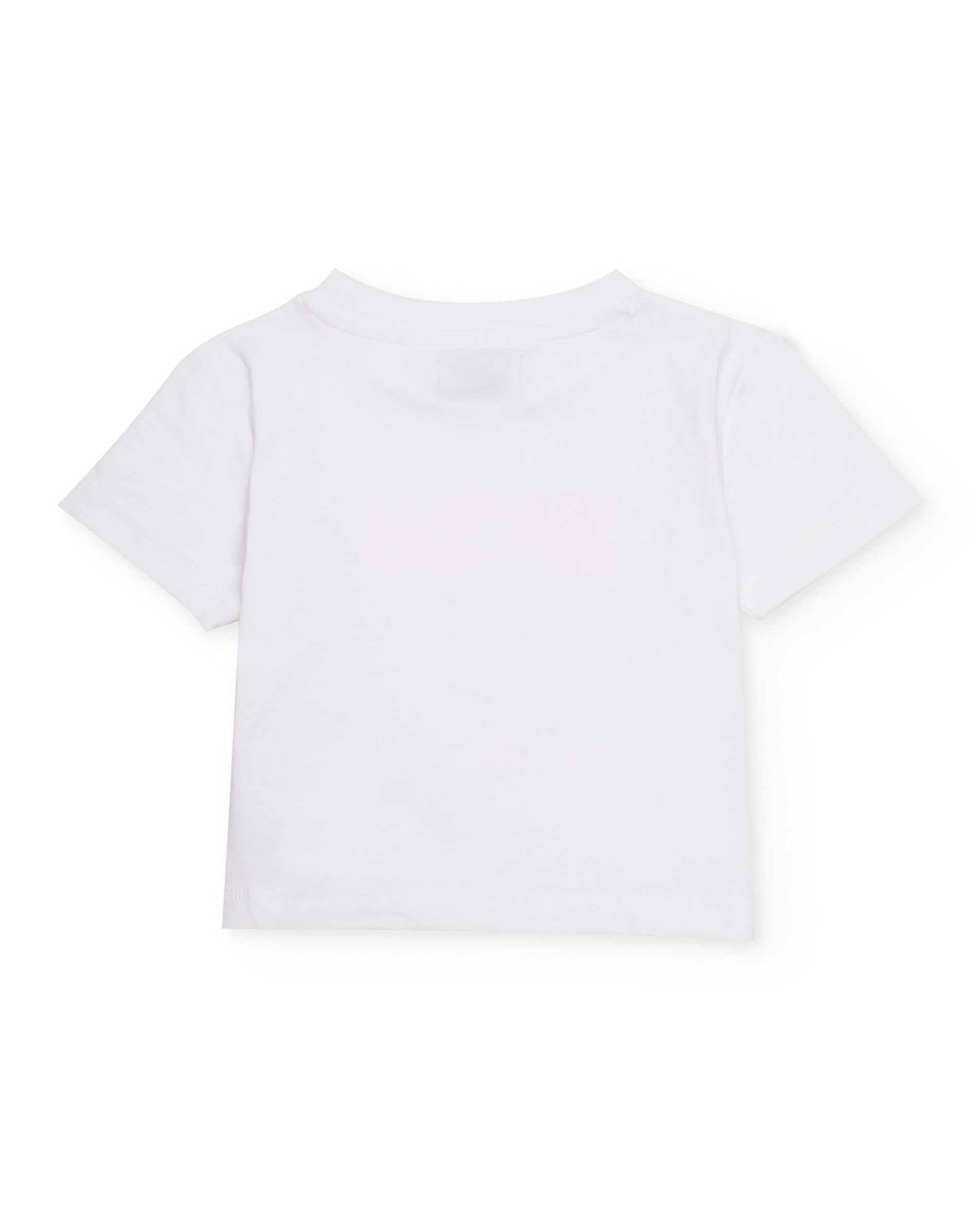 T-shirt Infantil de Malha com Ilustração de Palmeira Tuc tuc Branco-3