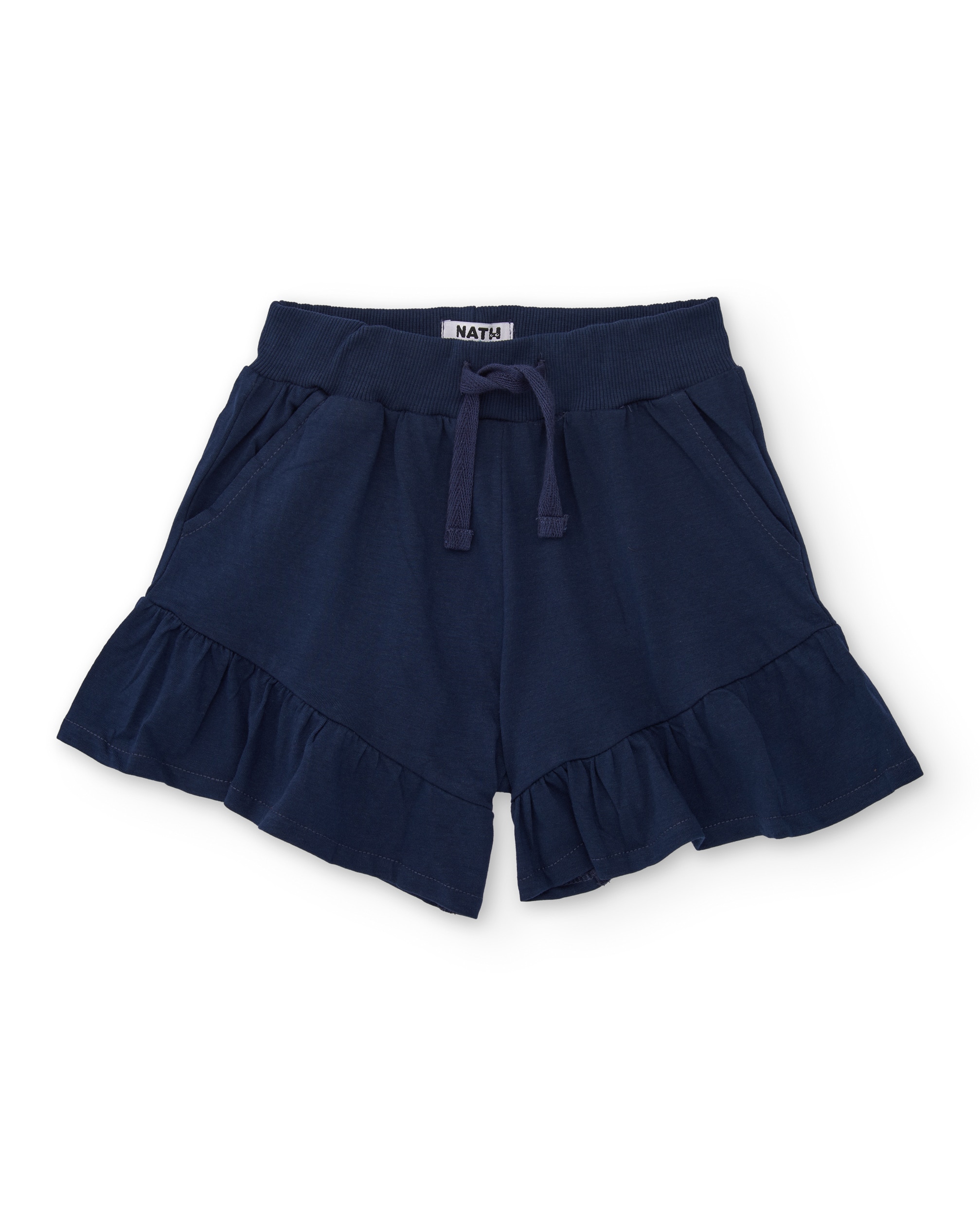 Imagem 0 de Short Infantil de Malha com Folho na Bainha