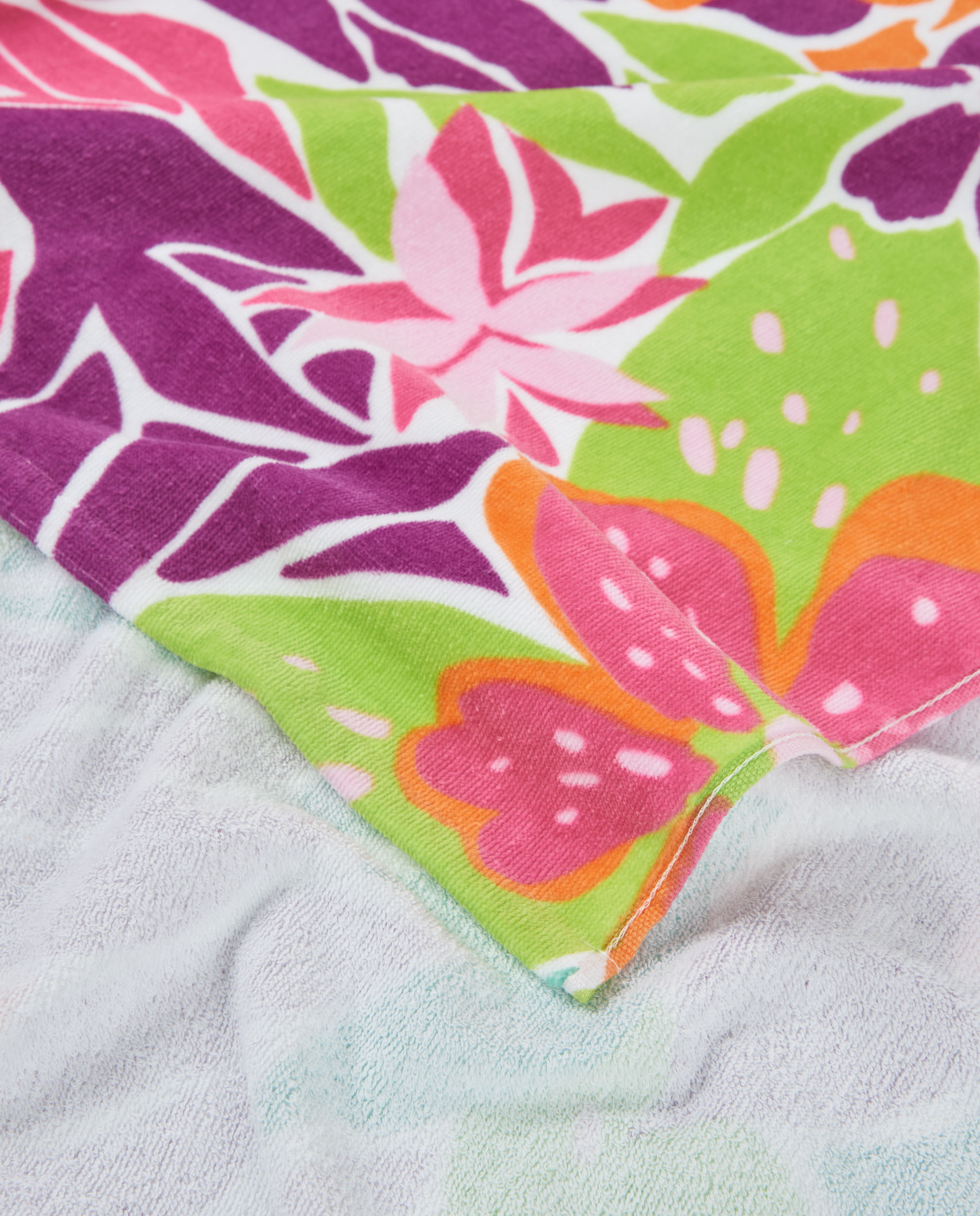 Toalha Infantil de Malha com Design Floral Integral Tuc tuc Rosa-3