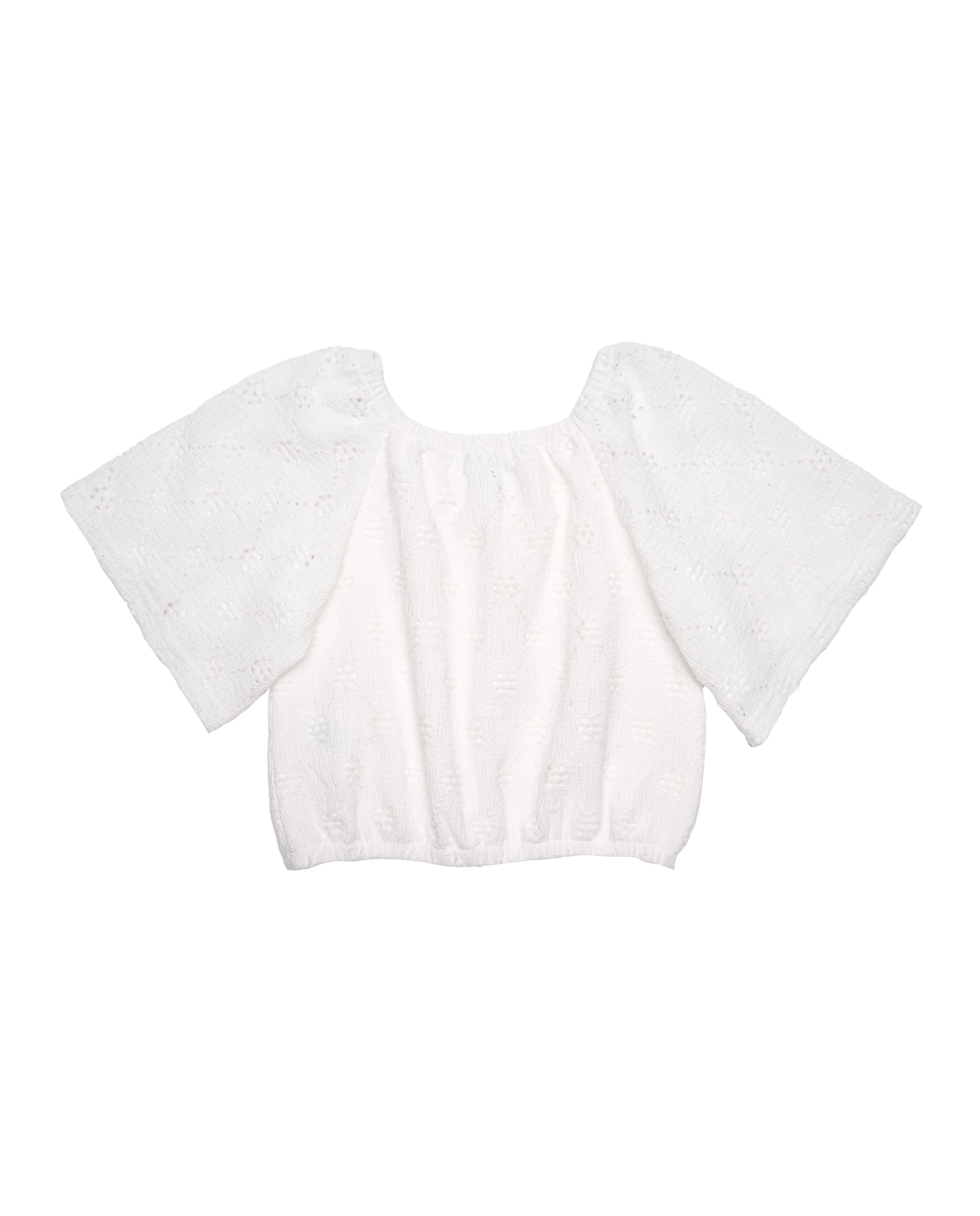 Blusa Infantil de Malha com Mangas Amplas Tuc tuc Branco-2