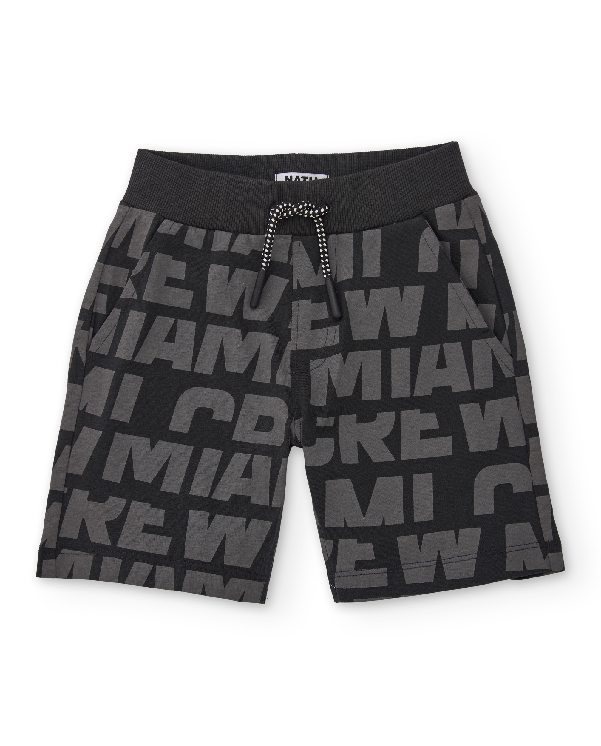Imagem 0 de Bermudas Infantil de Malha com Estampado de Letras