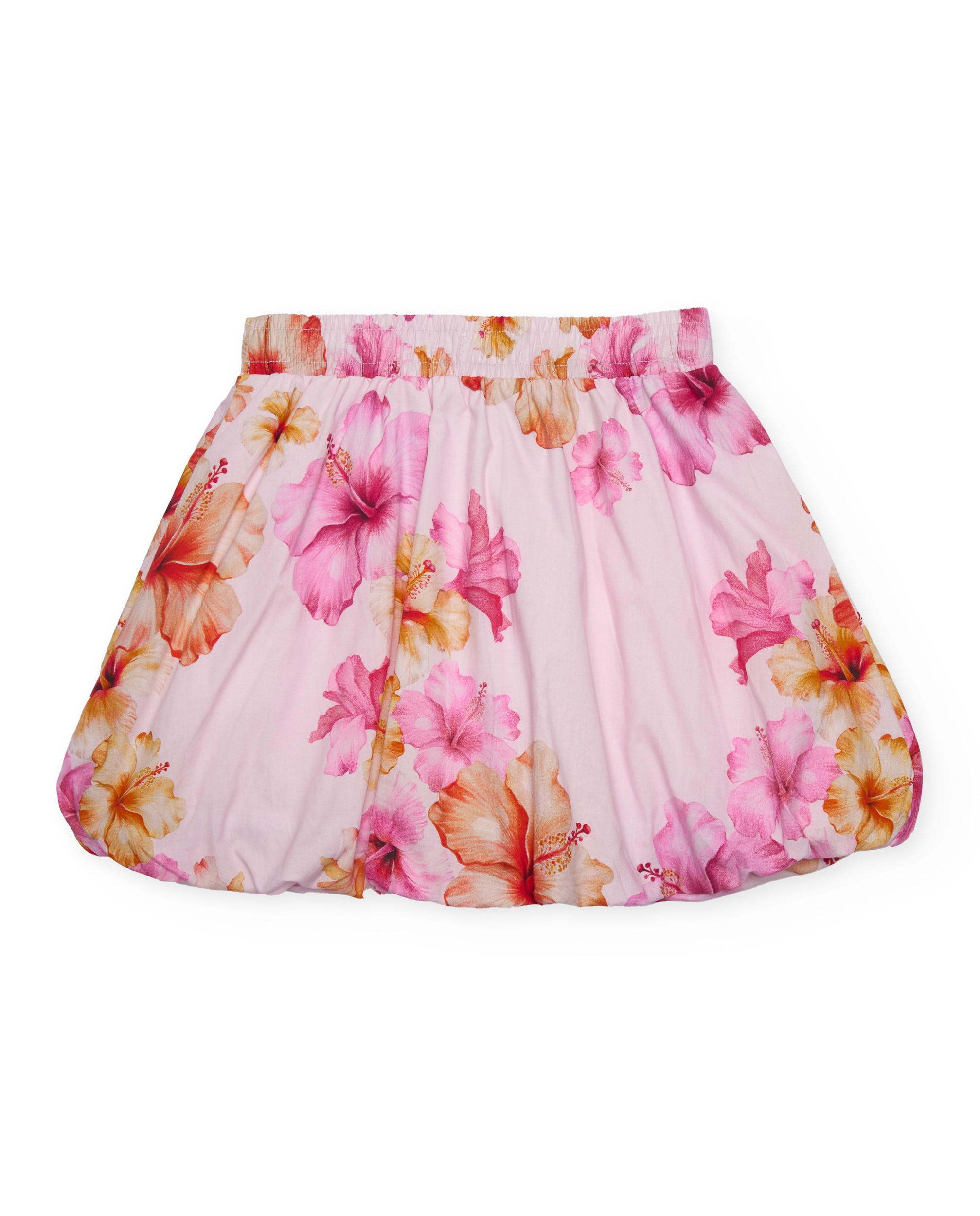 Saia Infantil de Plana com Efeito Abalonado Rosa-2