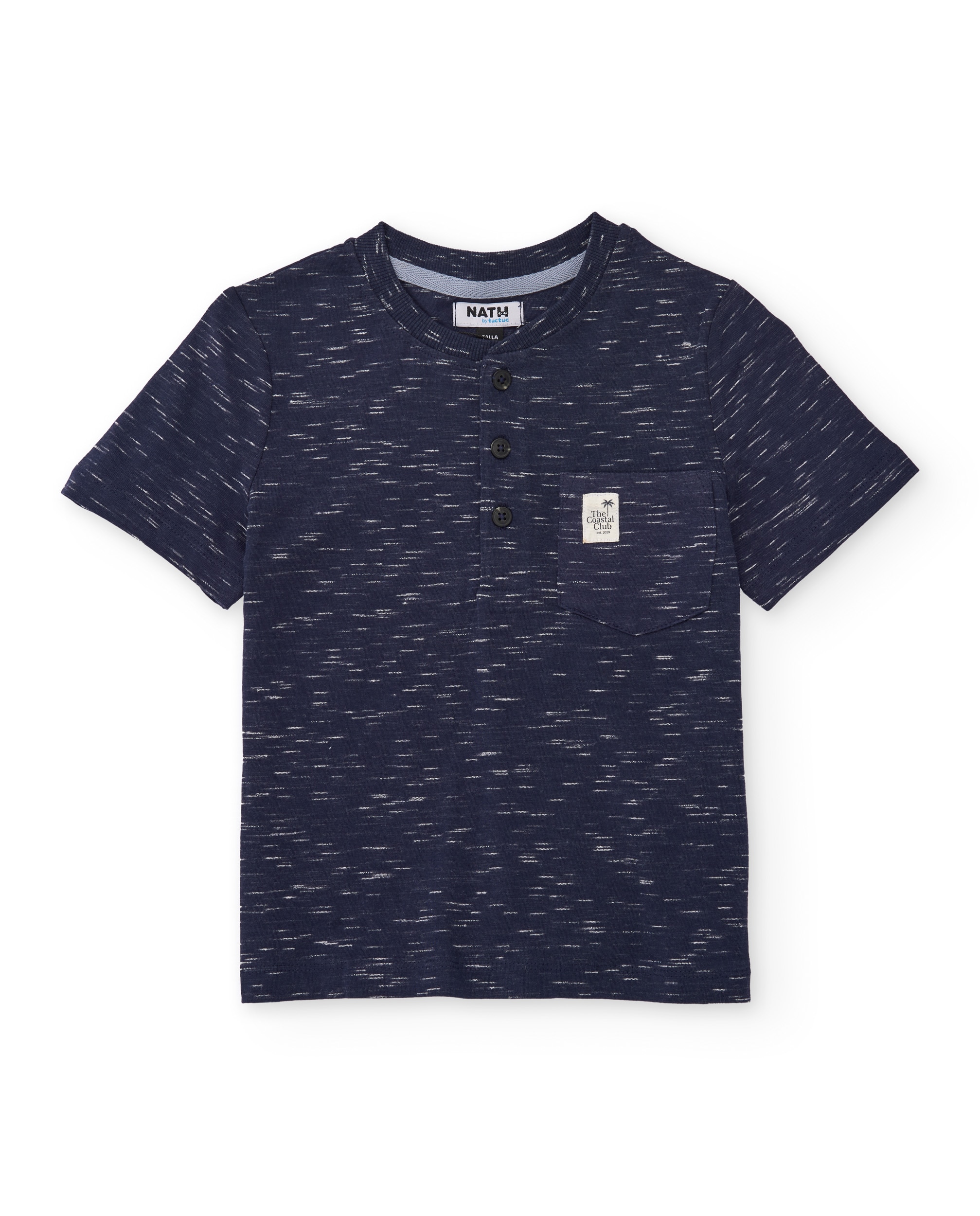 Imagem 0 de T-shirt Infantil de Malha com Efeito Jaspeado