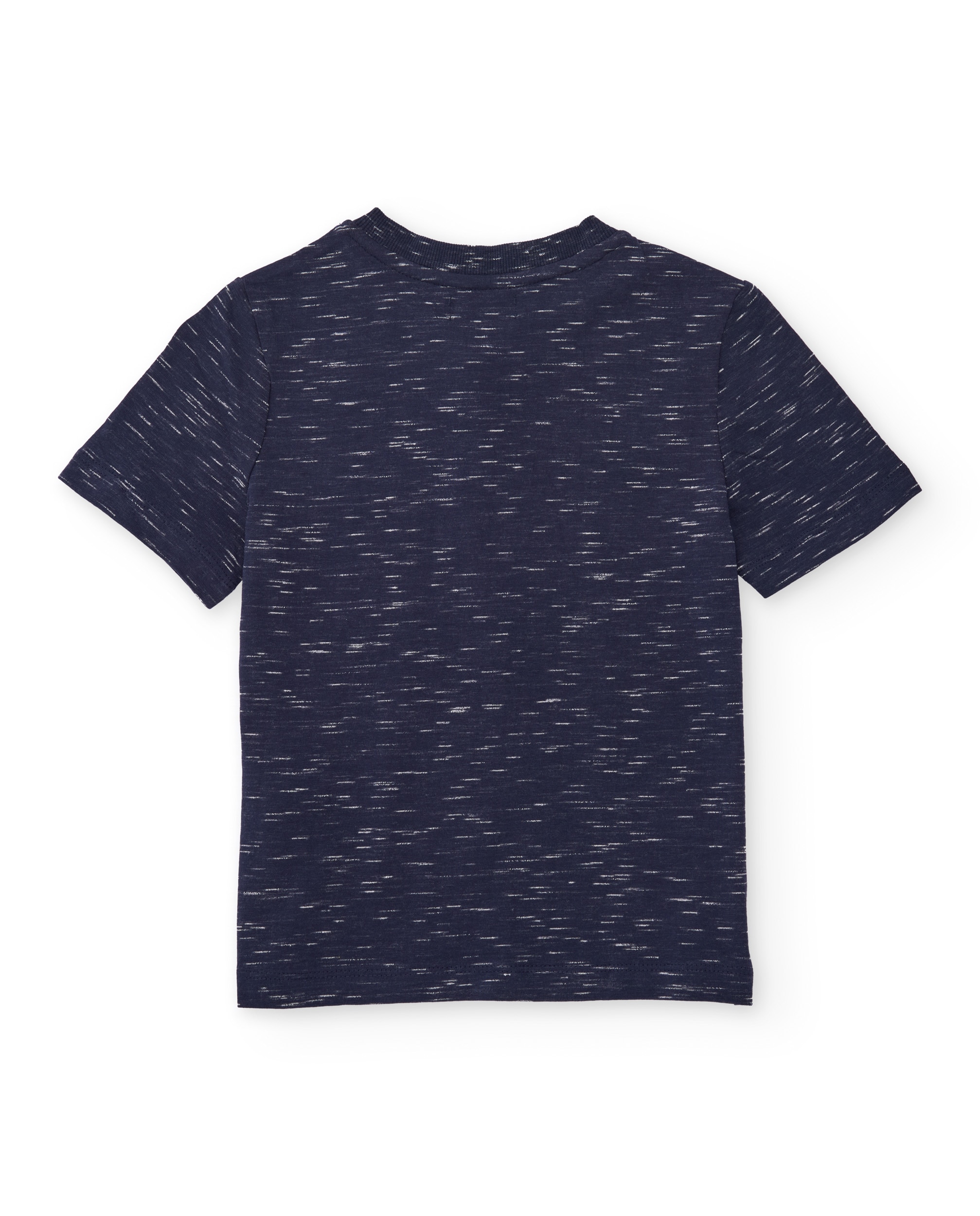 T-shirt Infantil de Malha com Efeito Jaspeado Tuc tuc Azul-marinho-2