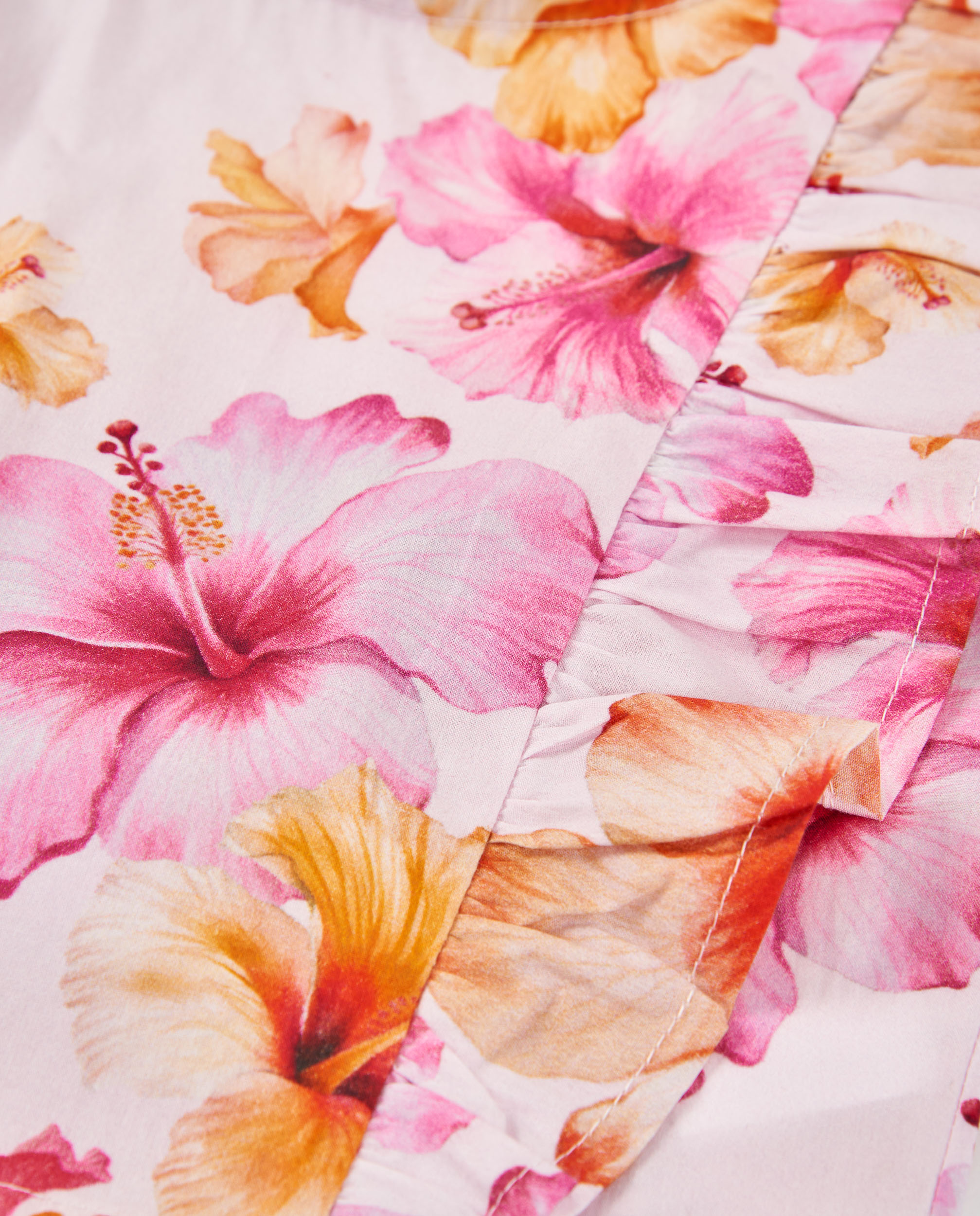 Blusa Infantil de Plana com Folhos Laterais Tuc tuc Rosa-4