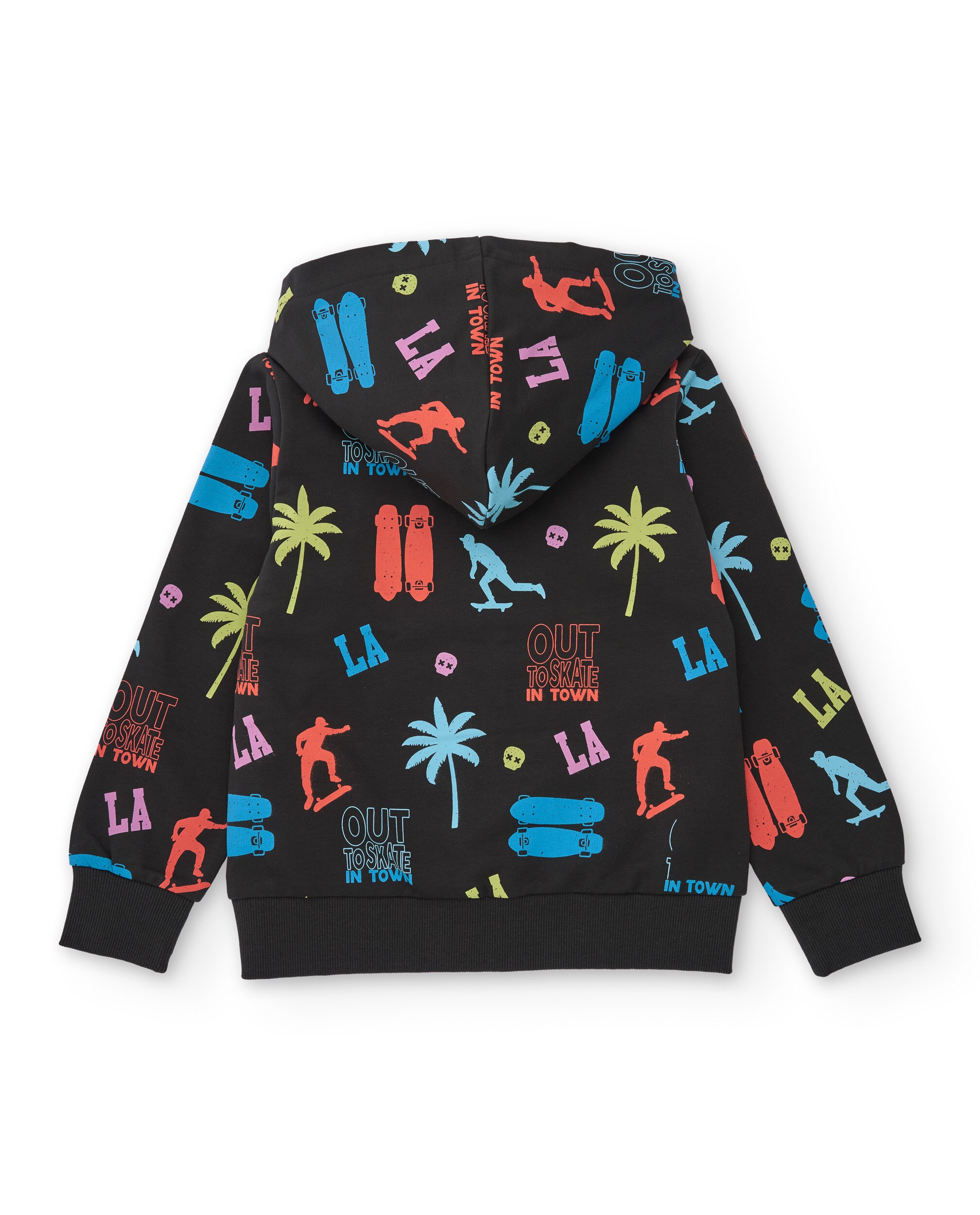 Sweat Infantil de Malha de Estilo Urbano Cinzento-escuro-2