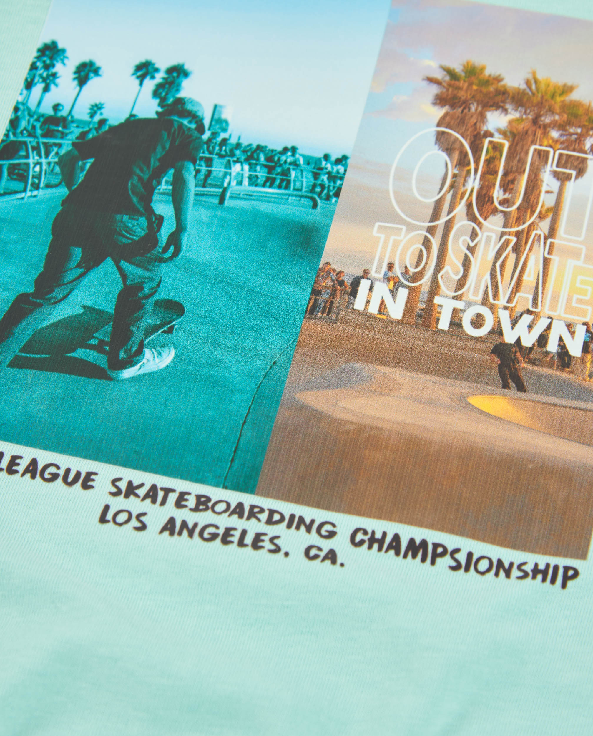 T-shirt Infantil de Malha com Design Urbano Tuc tuc Azul-turquesa-5