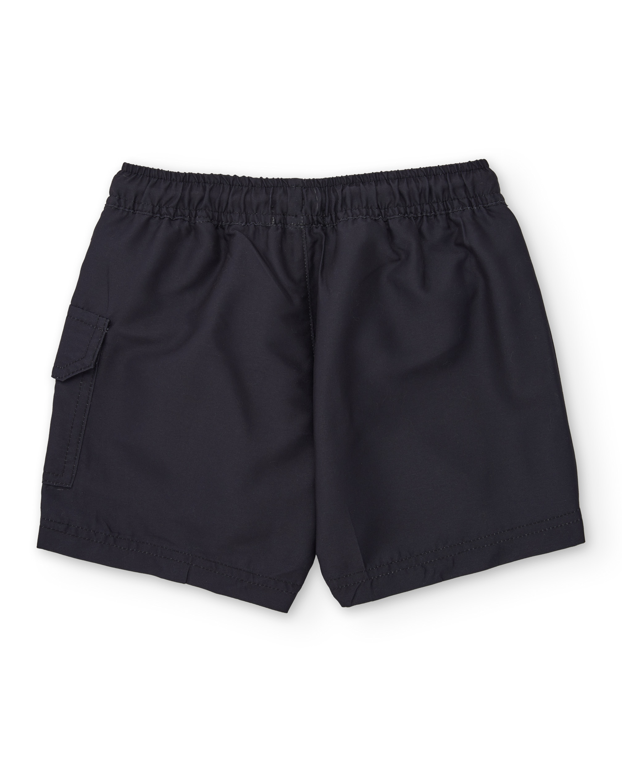 Fato de Banho Infantil de Plana com Estampado Lateral Preto-2