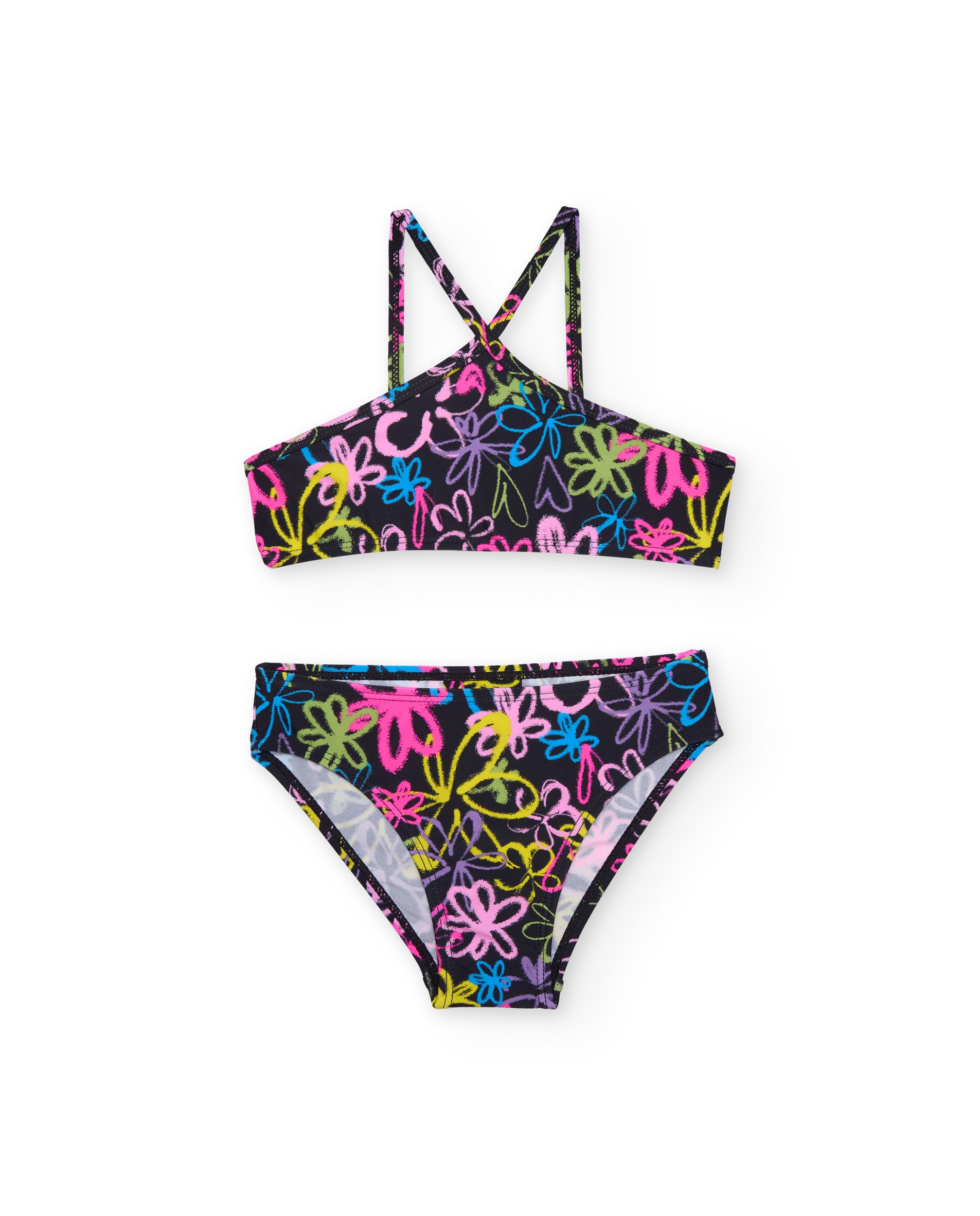 Imagem 0 de Biquíni Infantil de Malha de Estilo Grafiti