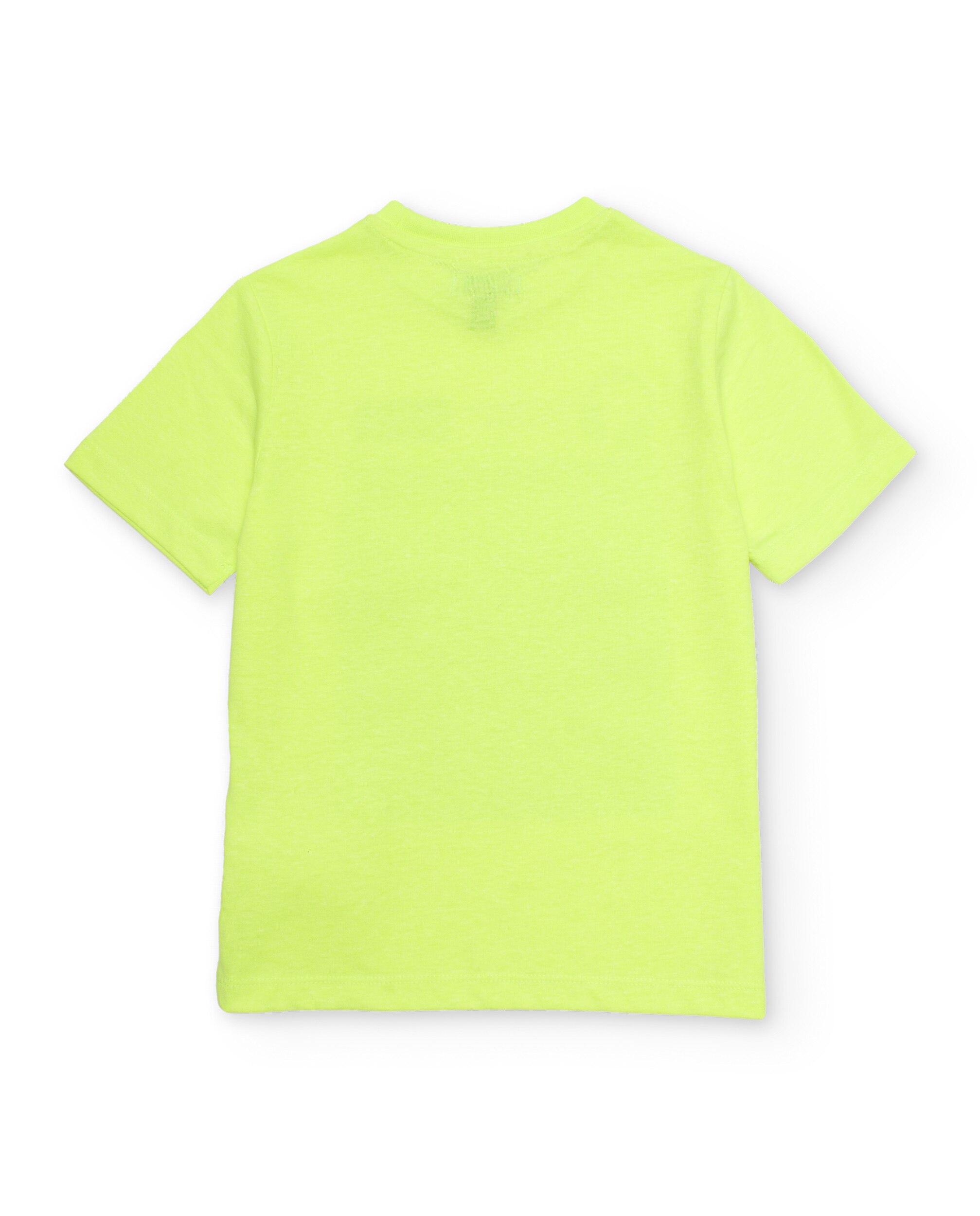 T-shirt Infantil de Malha com Design Frontal Tuc tuc Amarelo-flúor-2