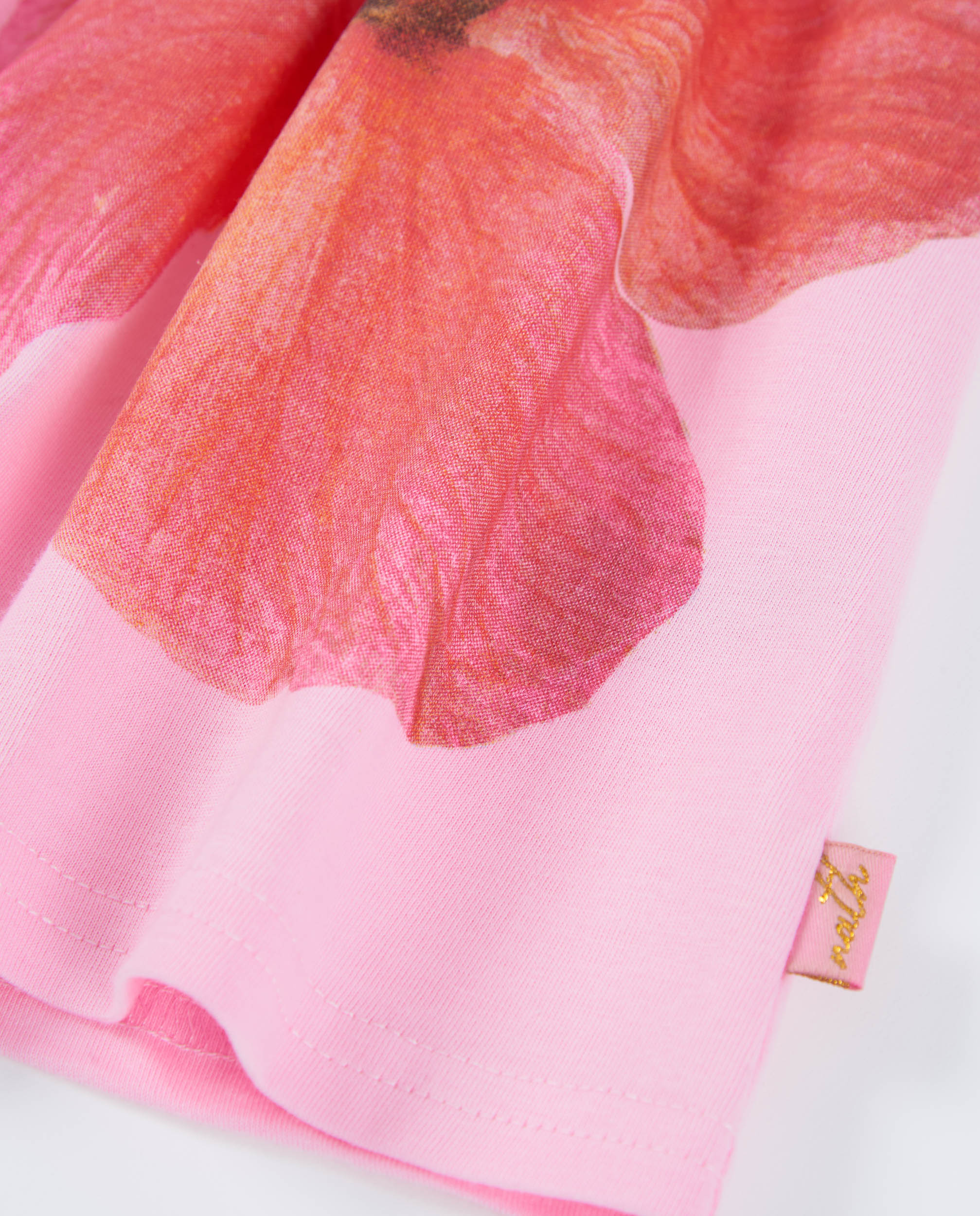 Vestido Infantil de Malha com Franzido Elástico Tuc tuc Rosa-4