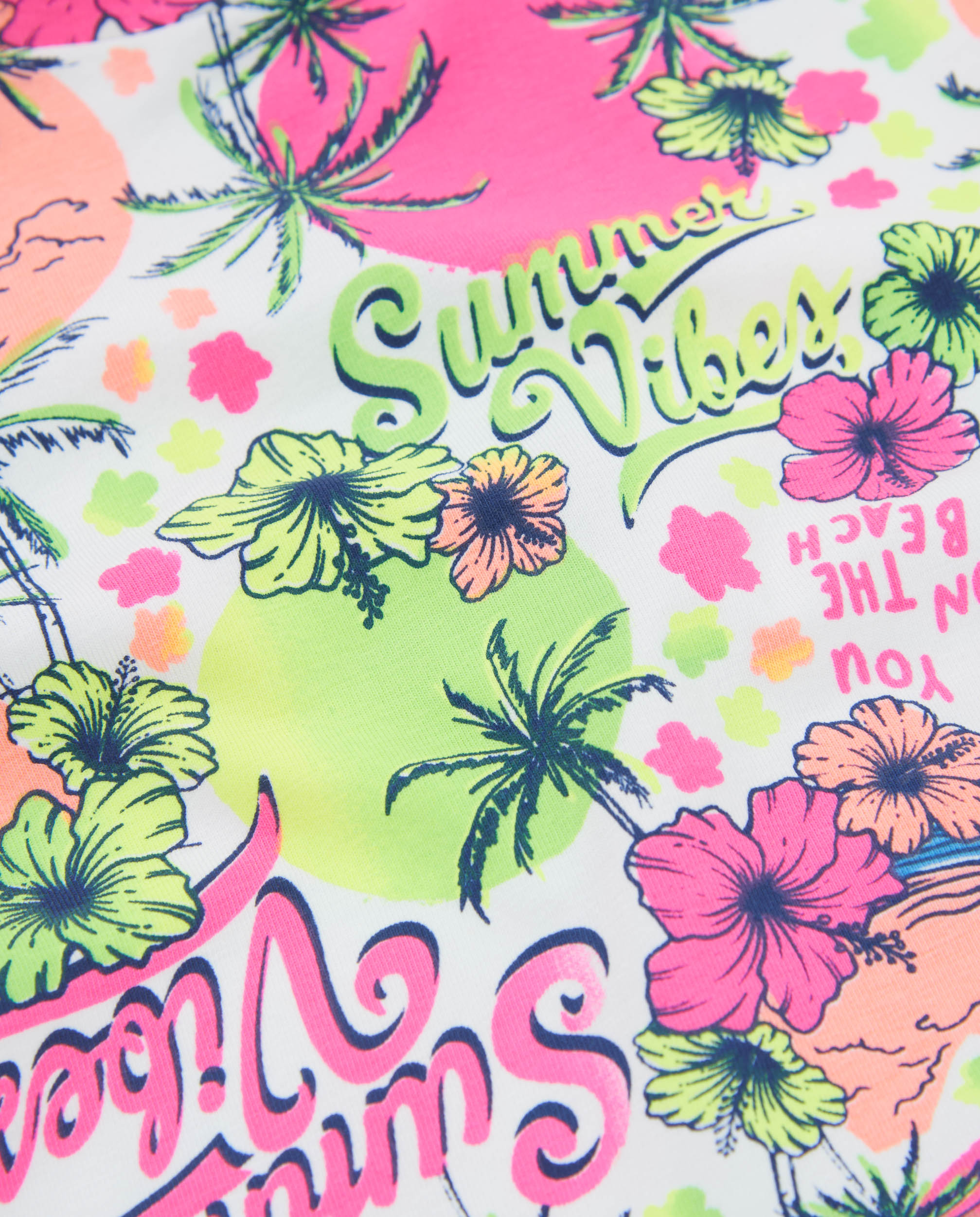 T-shirt Infantil de Malha com Estampado Veraniego Tuc tuc Rosa-5