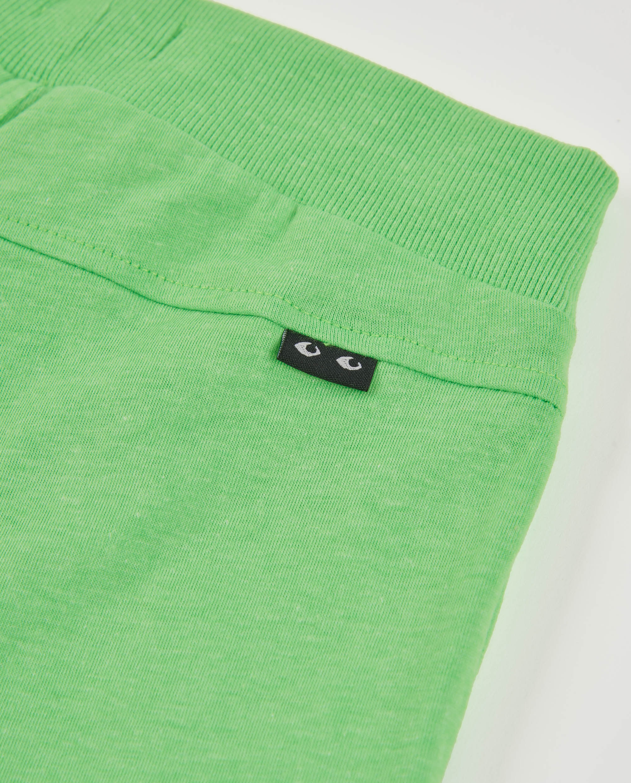 Bermudas Infantil de Malha com Cintura de Canelado Tuc tuc Verde-4