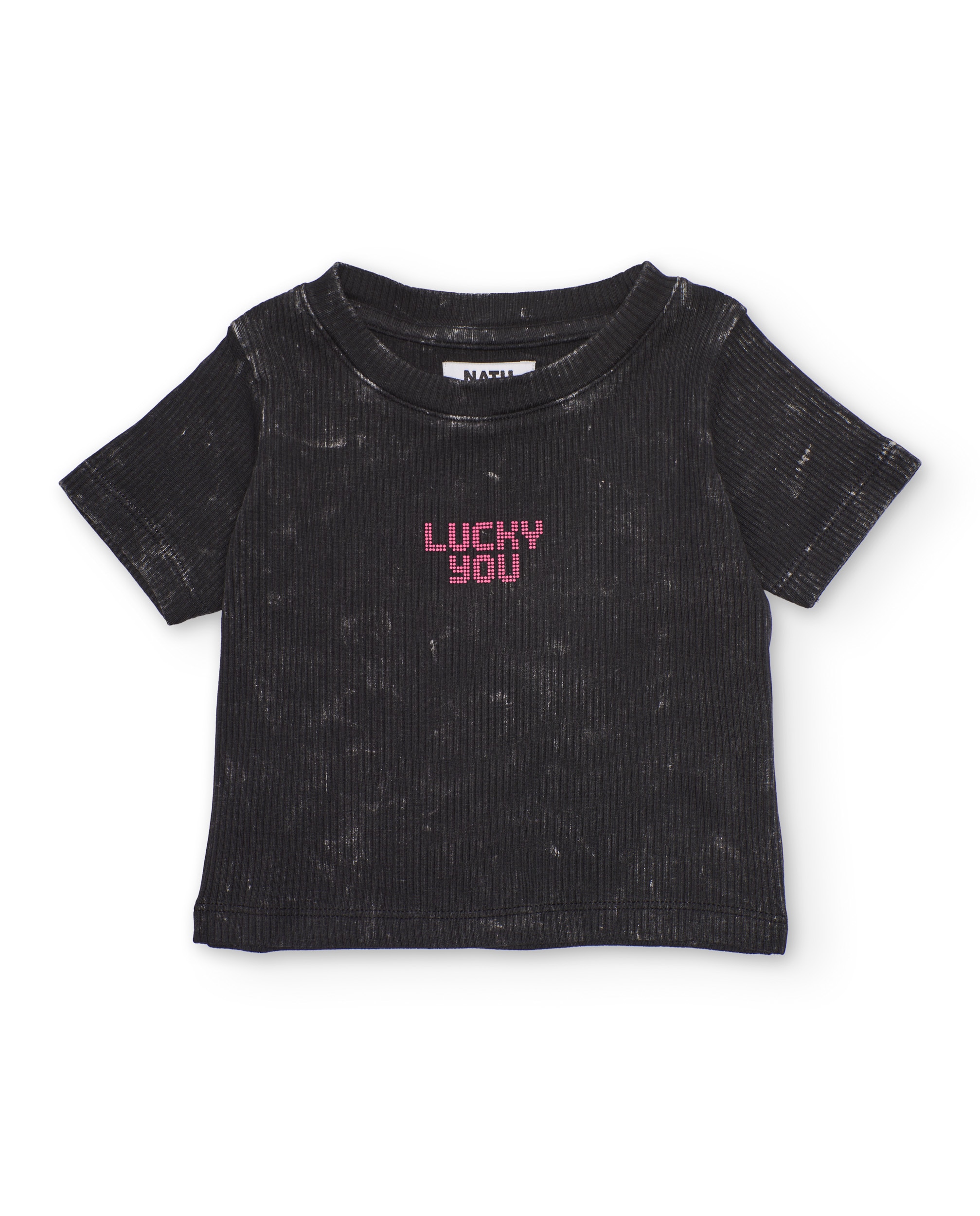Imagem 0 de T-shirt Infantil de Malha com Efeito Lavado