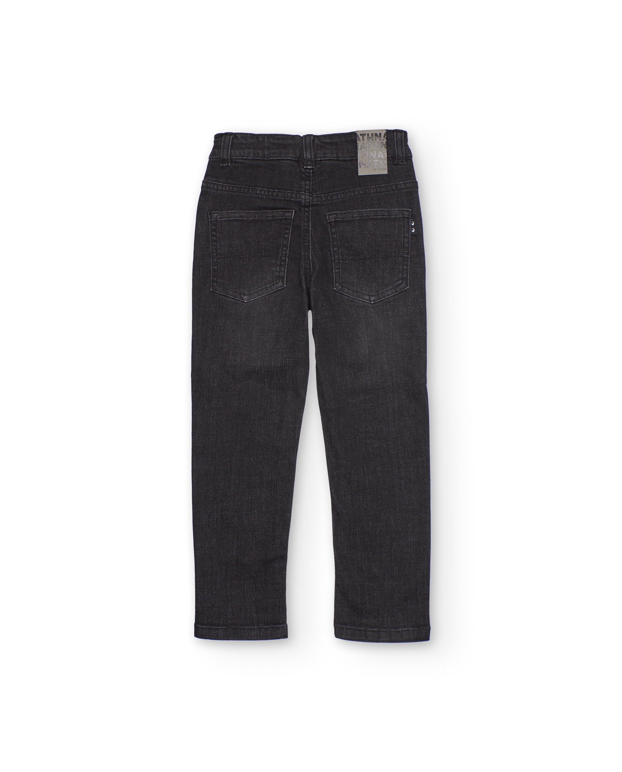 Calças de Plana e Tecido Denim Tuc tuc Cinzento-escuro-2