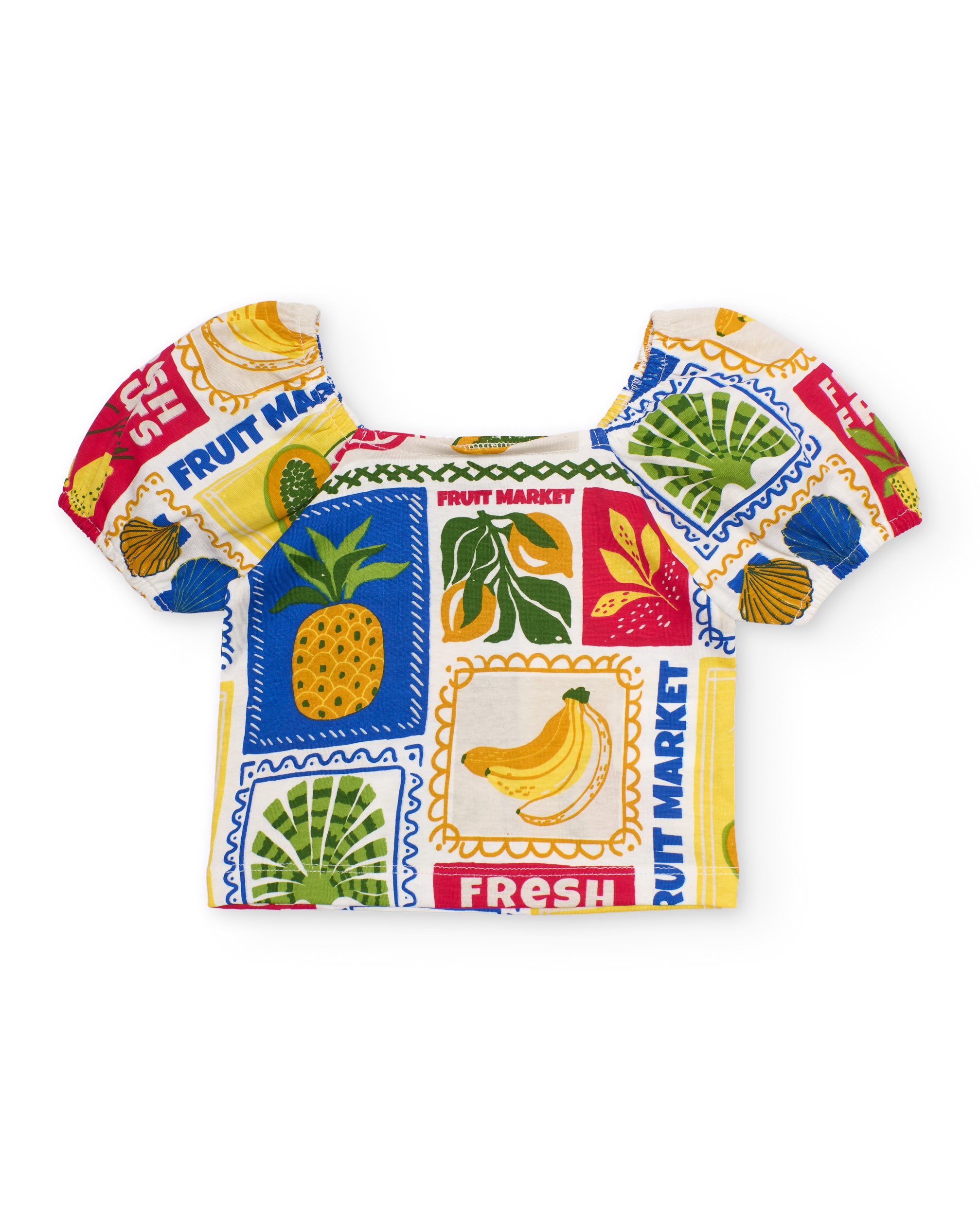 Imagem 0 de Blusa Infantil de Malha com Mangas Abalonadas