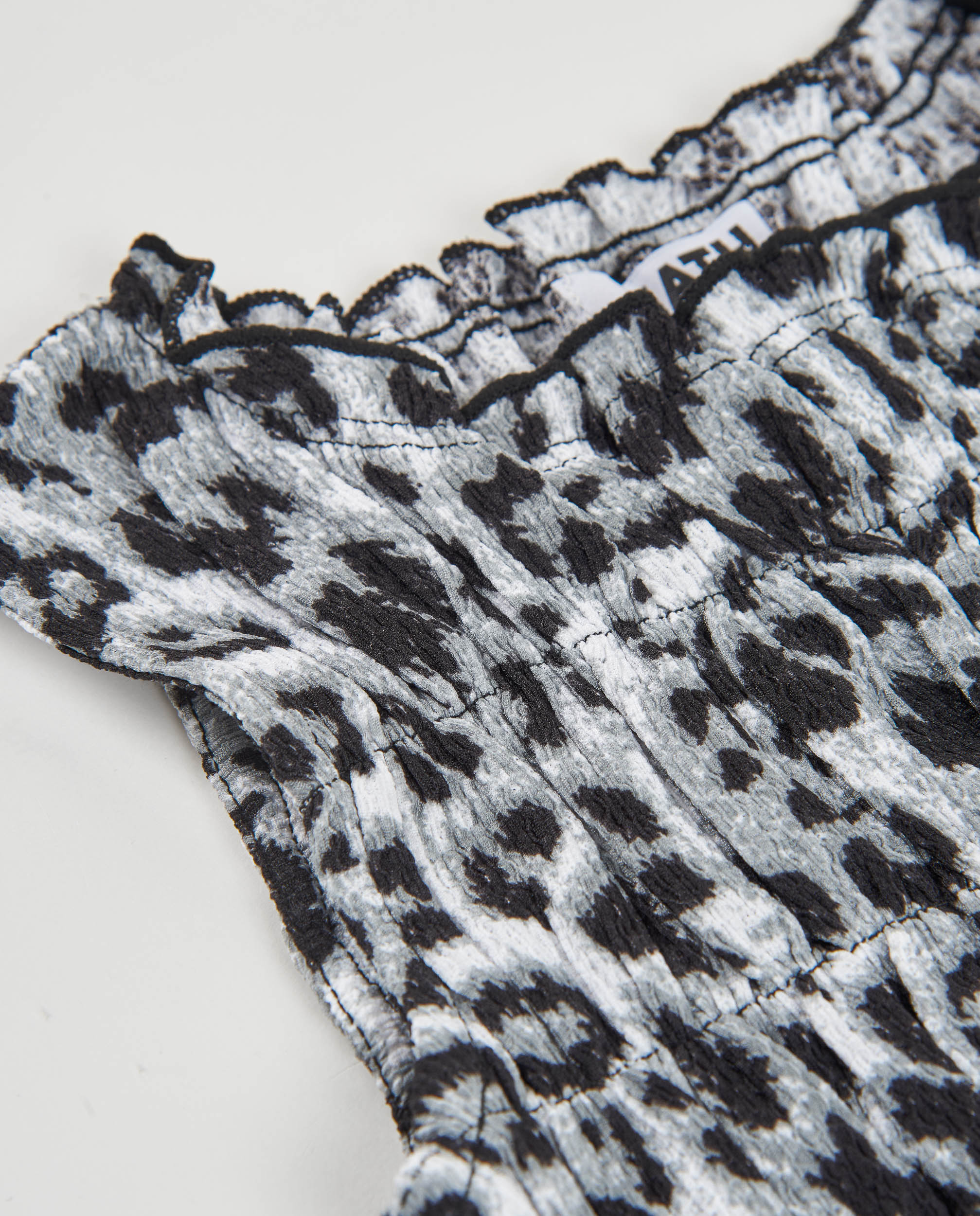 T-shirt Infantil de Plana com Design Animal Print Tuc tuc Preto-3