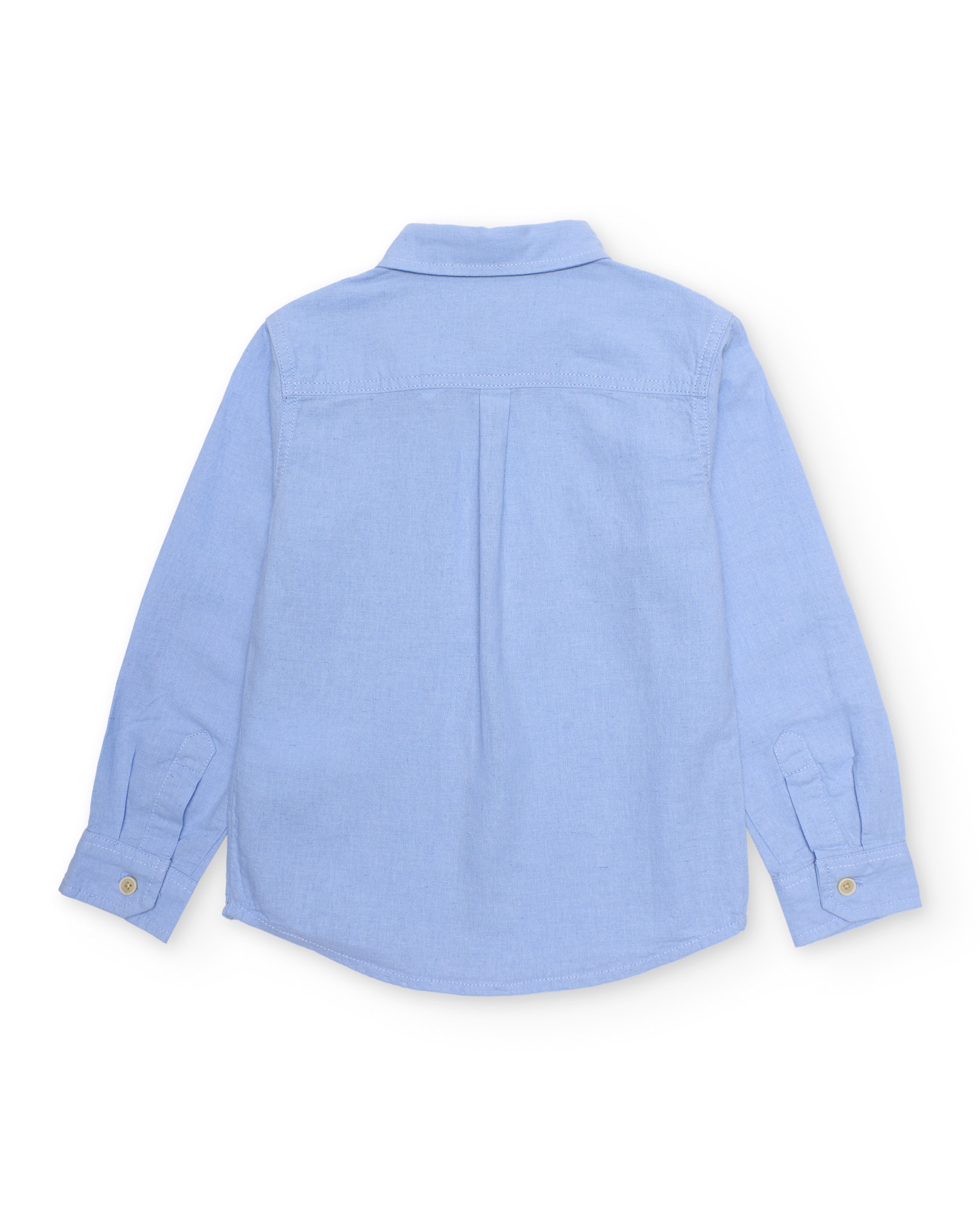 Camisa Infantil de Plana e Mangas com Presilhas Tuc tuc Azul-claro-3