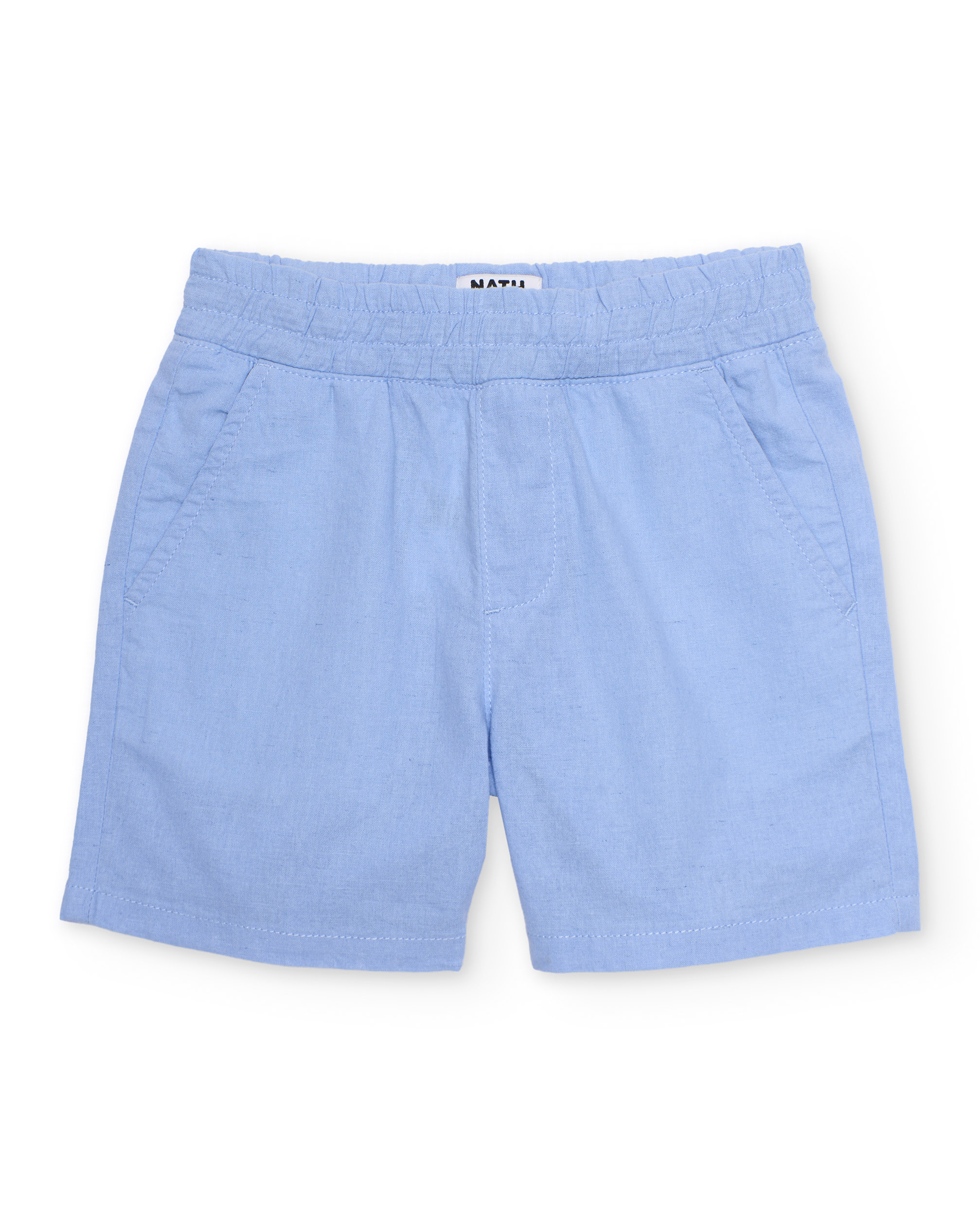 Bermudas Infantil de Plana com Cintura Elástica Tuc tuc Azul-claro-1