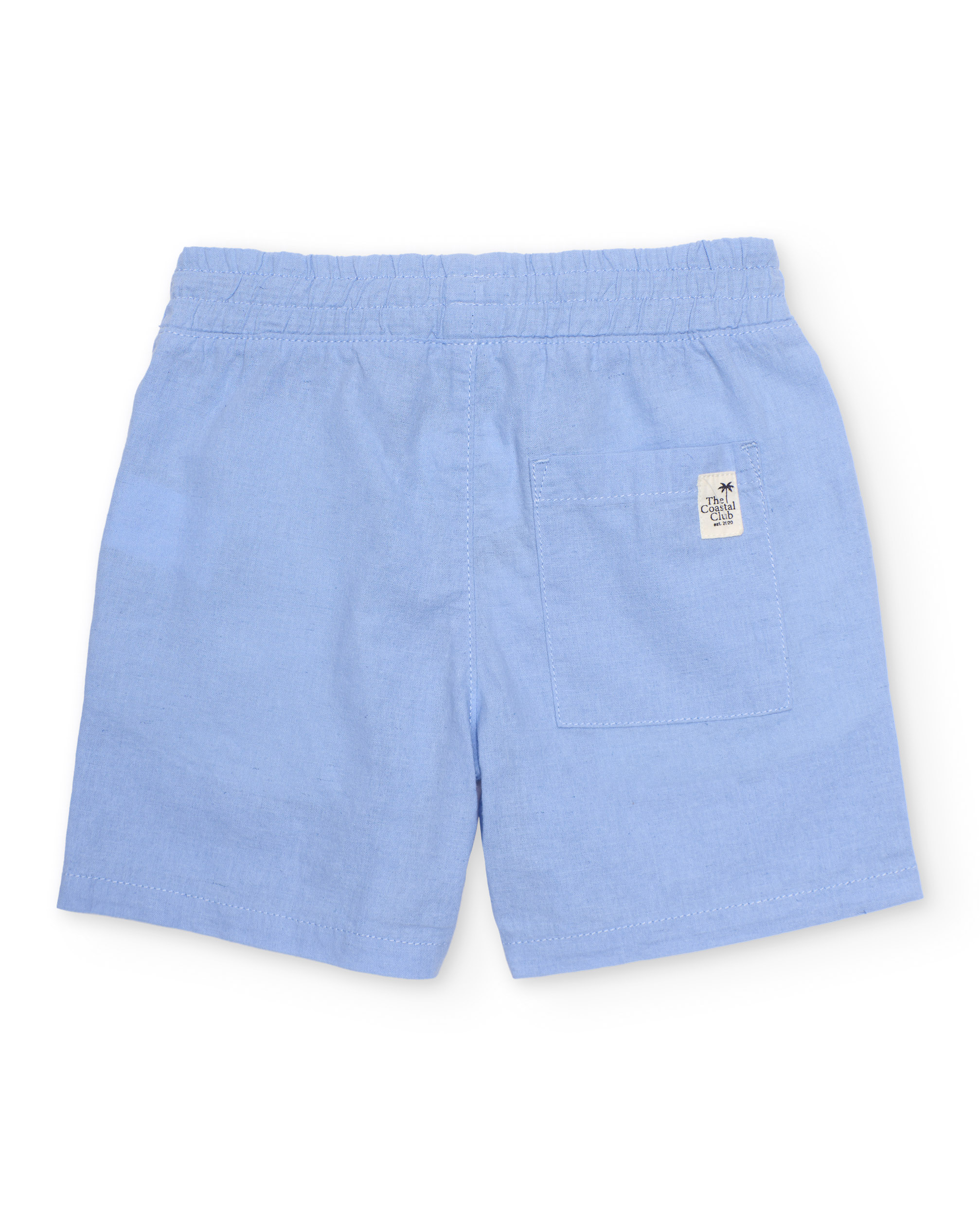 Bermudas Infantil de Plana com Cintura Elástica Tuc tuc Azul-claro-2