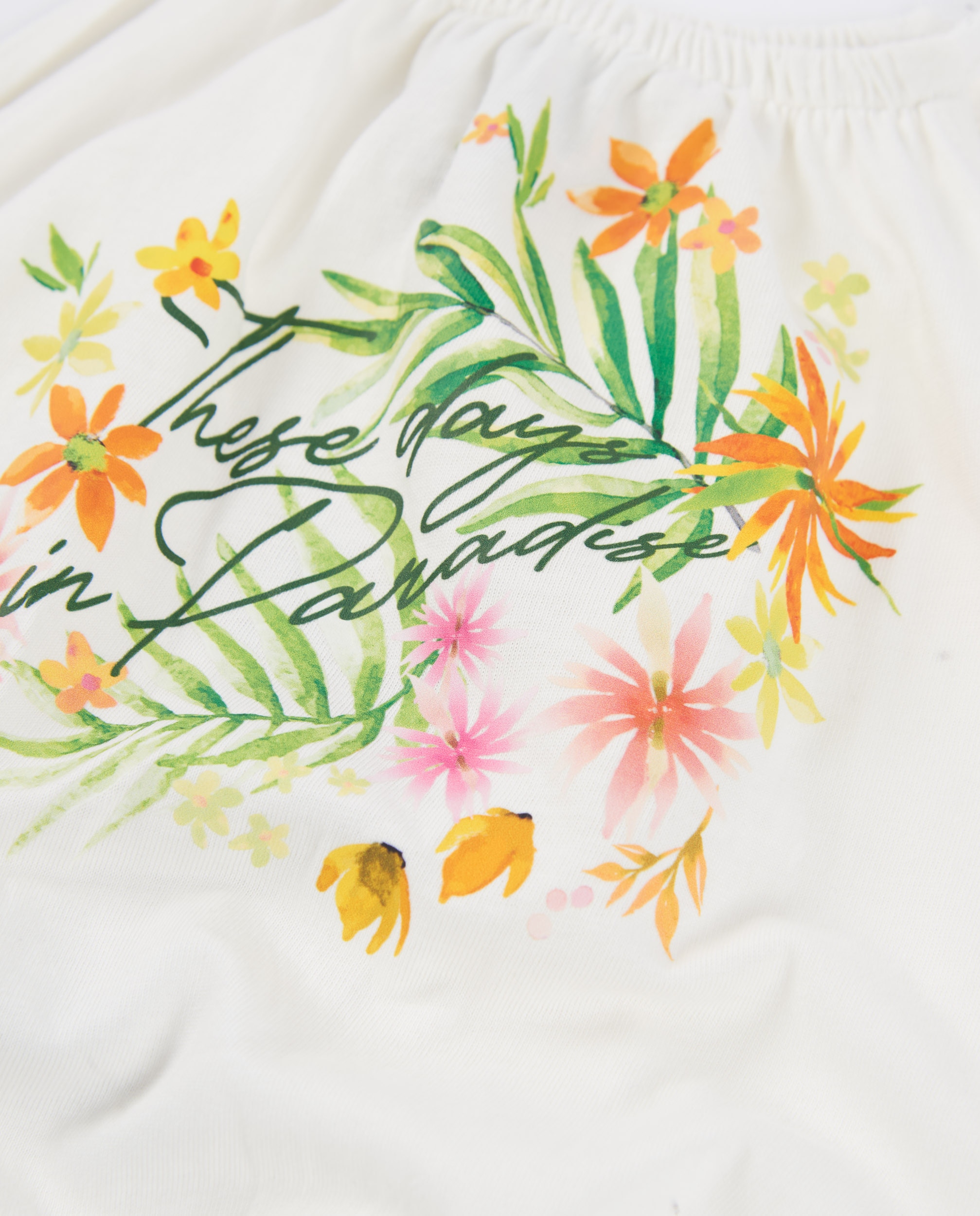 T-shirt Infantil de Malha com Decote Halter Tuc tuc Branco-4