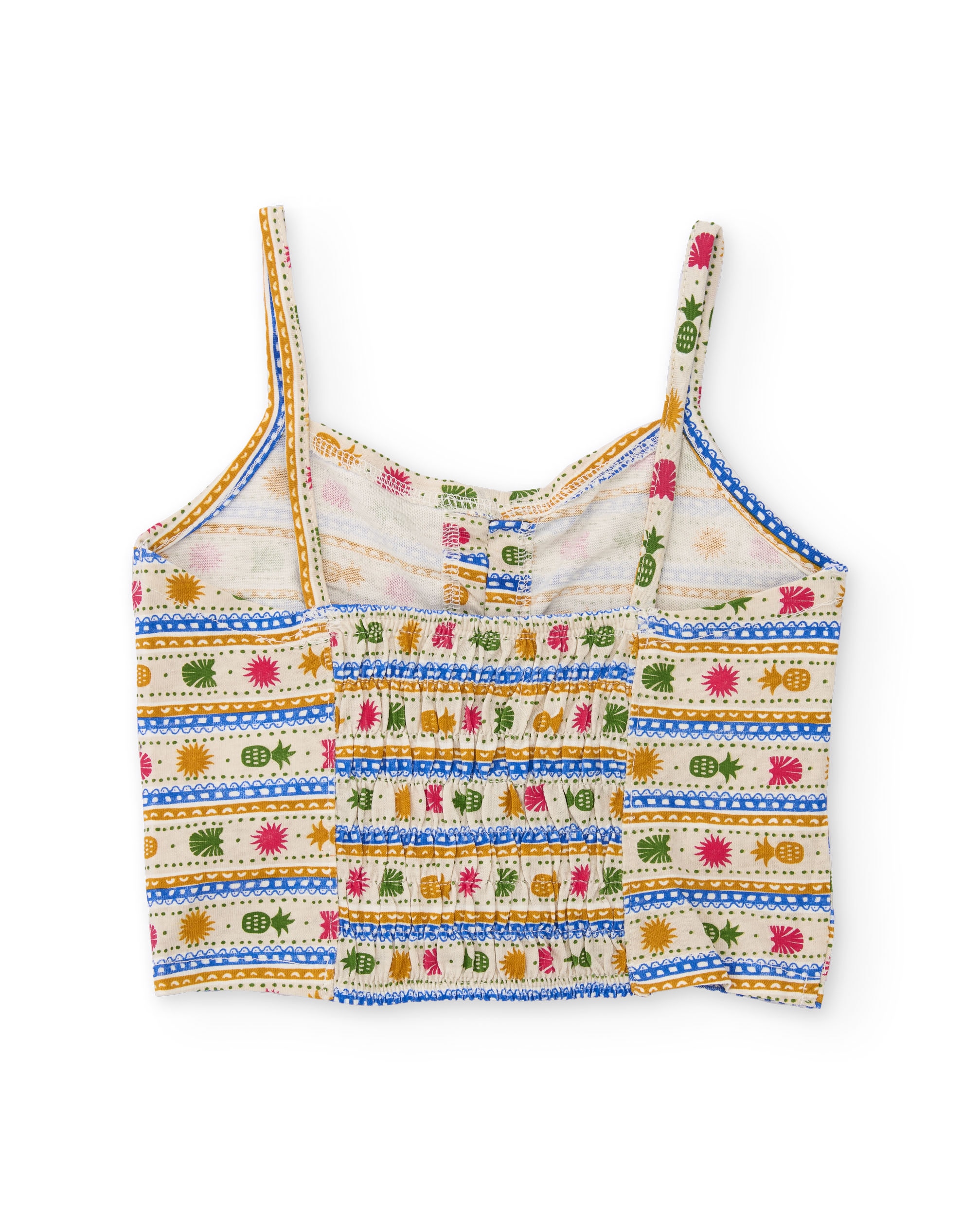 T-shirt Infantil de Malha com Franzido Central Tuc tuc Bege-2