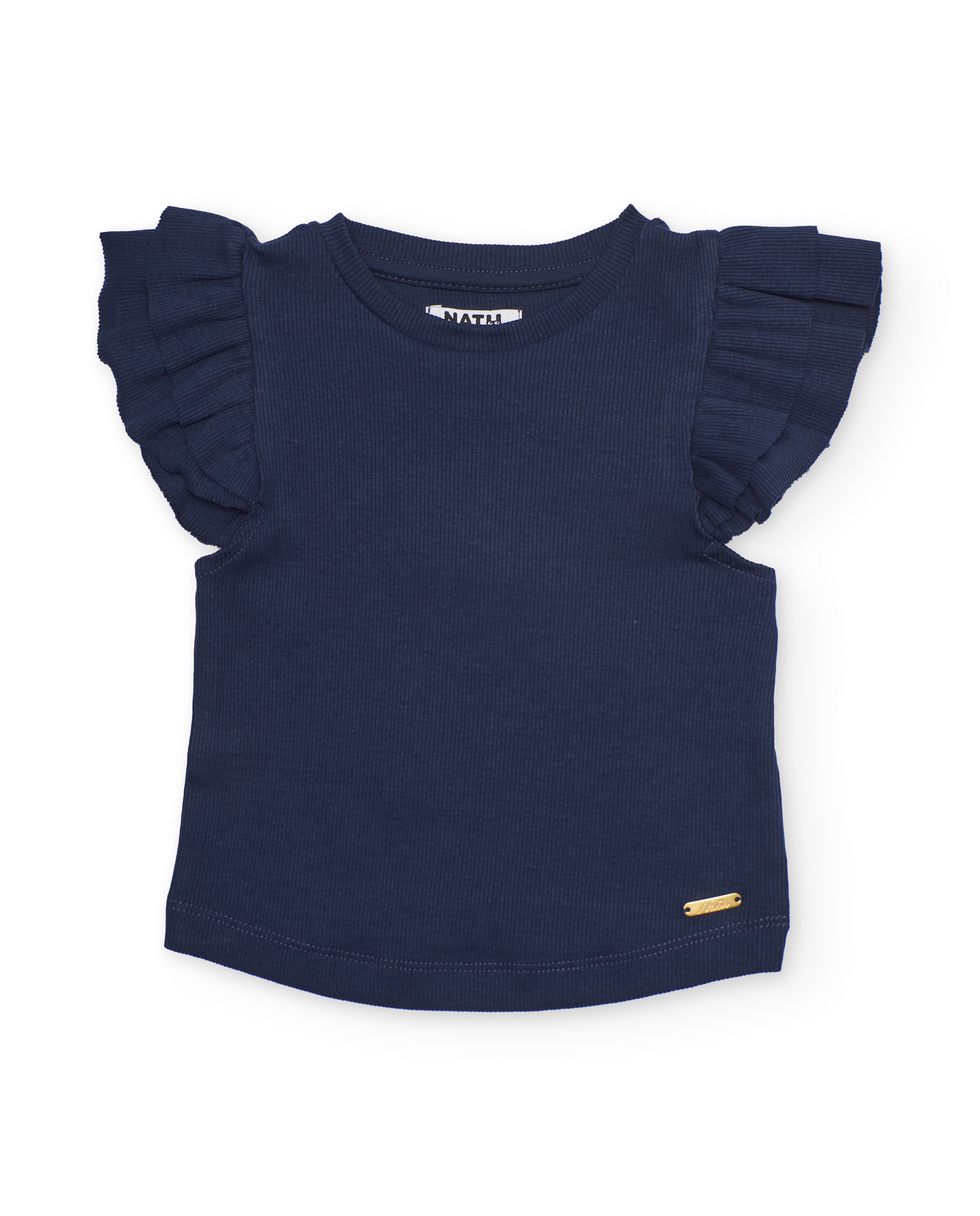 T-shirt Infantil de Malha com Tecido Canelado Tuc tuc Azul-marinho-1