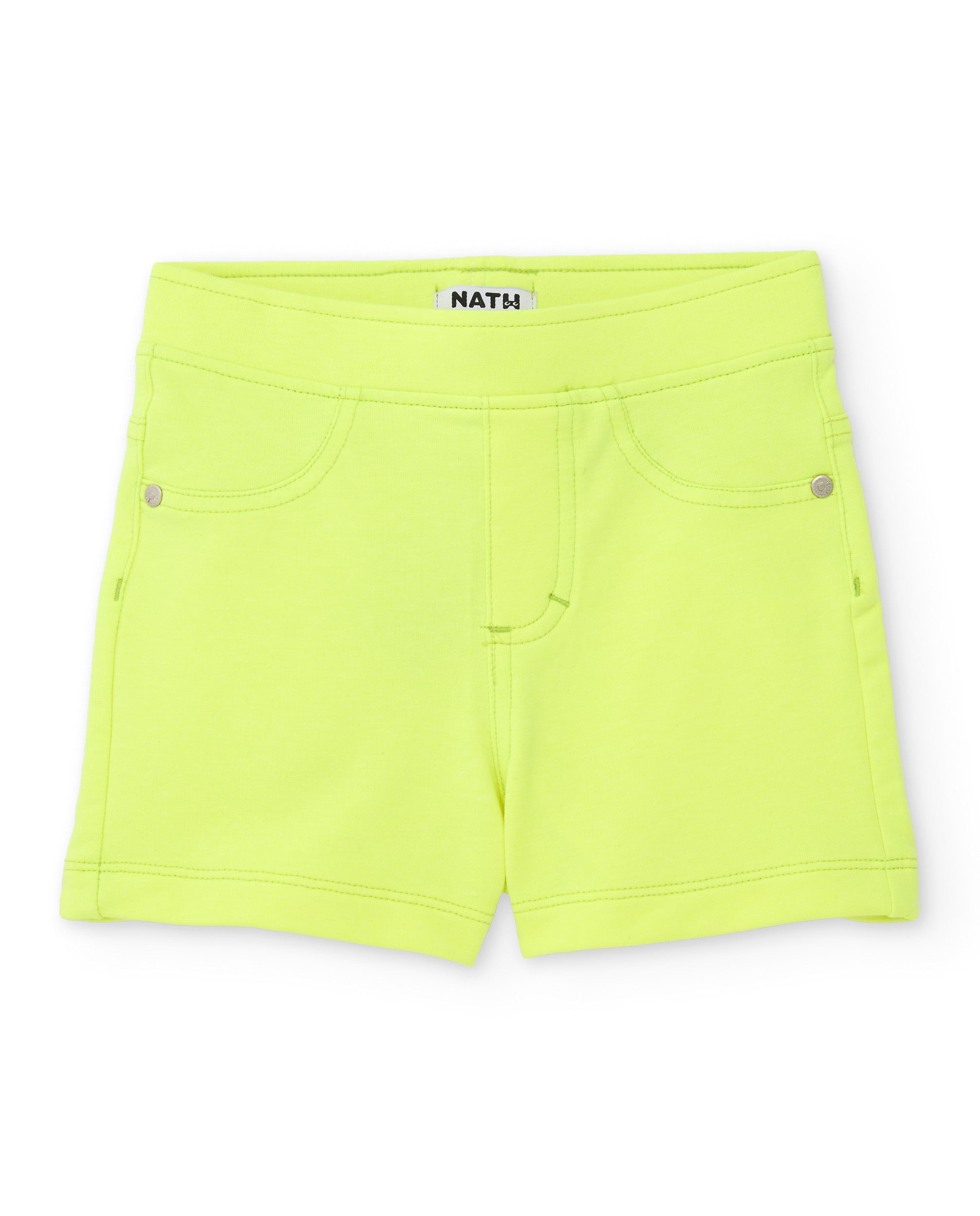 Conjunto Infantil de Malha com Palmeira na Lateral Branco-3