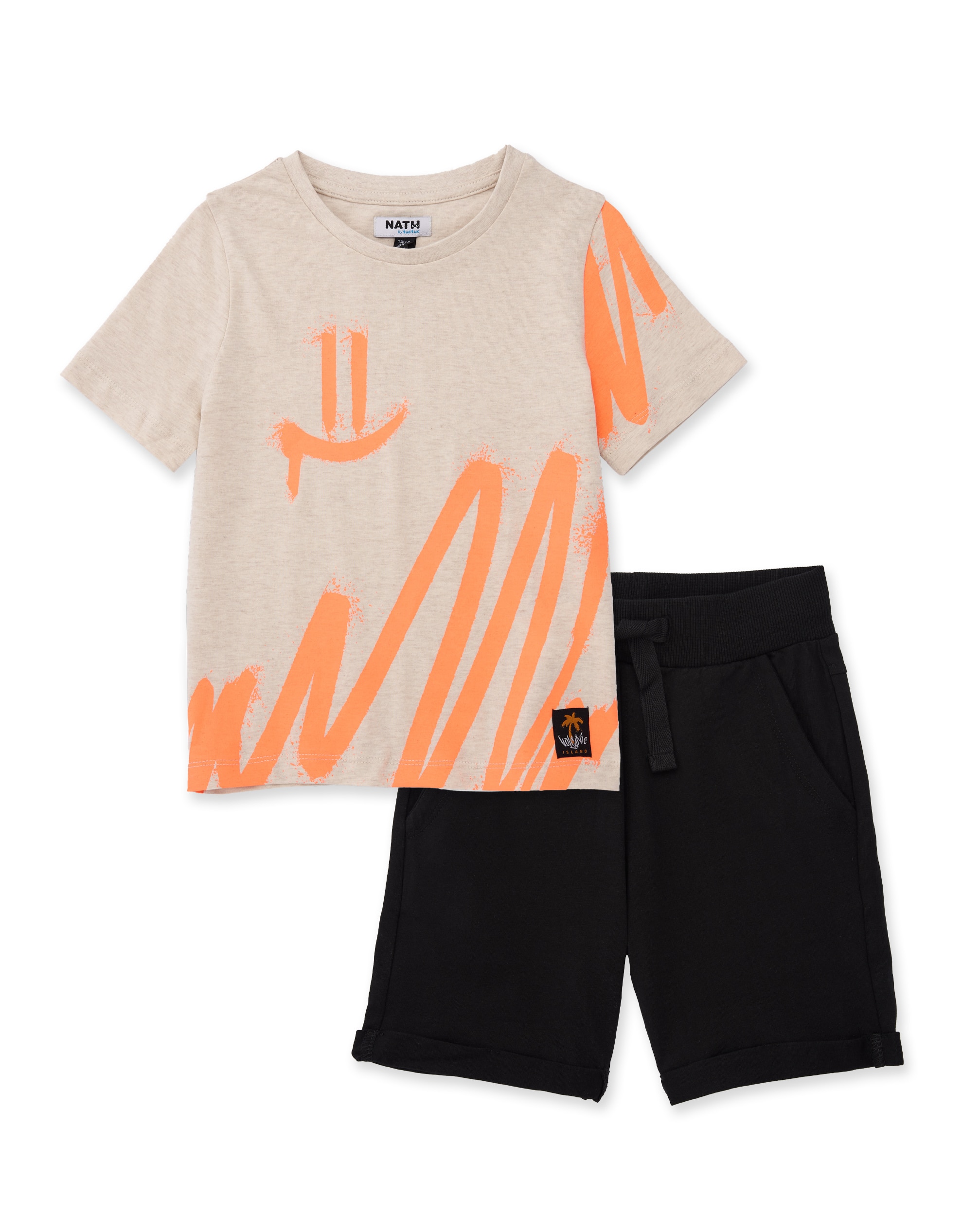 Imagem 0 de Conjunto Infantil de Malha com Estampado Artístico